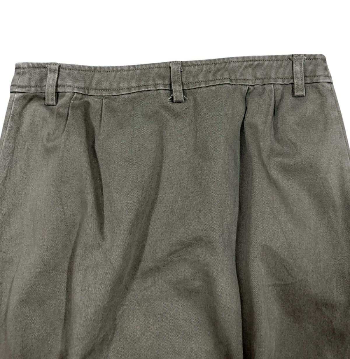 A.P.C. Vtg✅A.P.C Rue De Fleurus Olive Green Button Ups Mini Skirt Size 26" / US 2 / IT 38 - 15 Thumbnail
