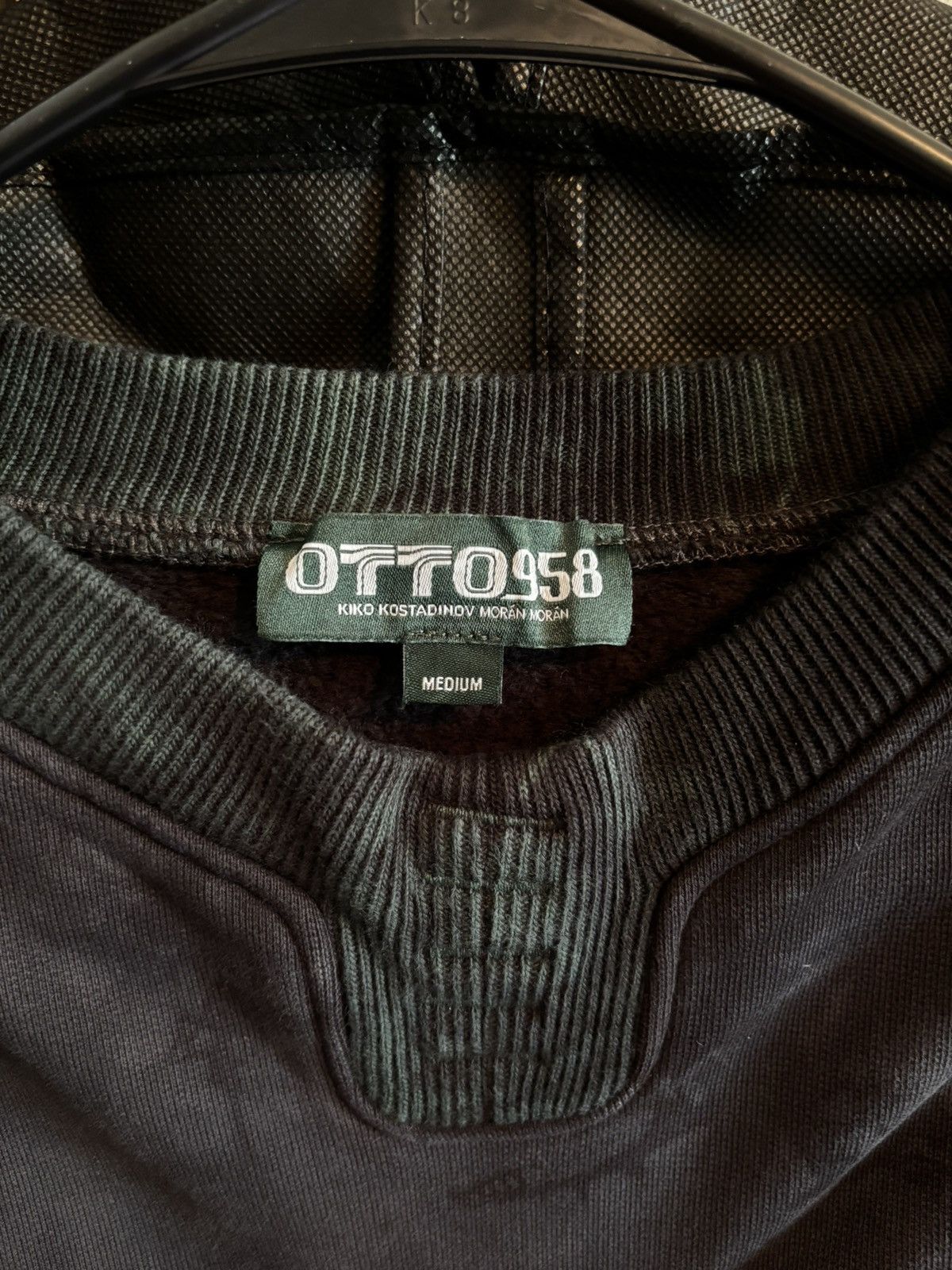 OTTO 958 OTTO 958 Streaking Crewneck Black Size US M / EU 48-50 / 2 - 3 Thumbnail