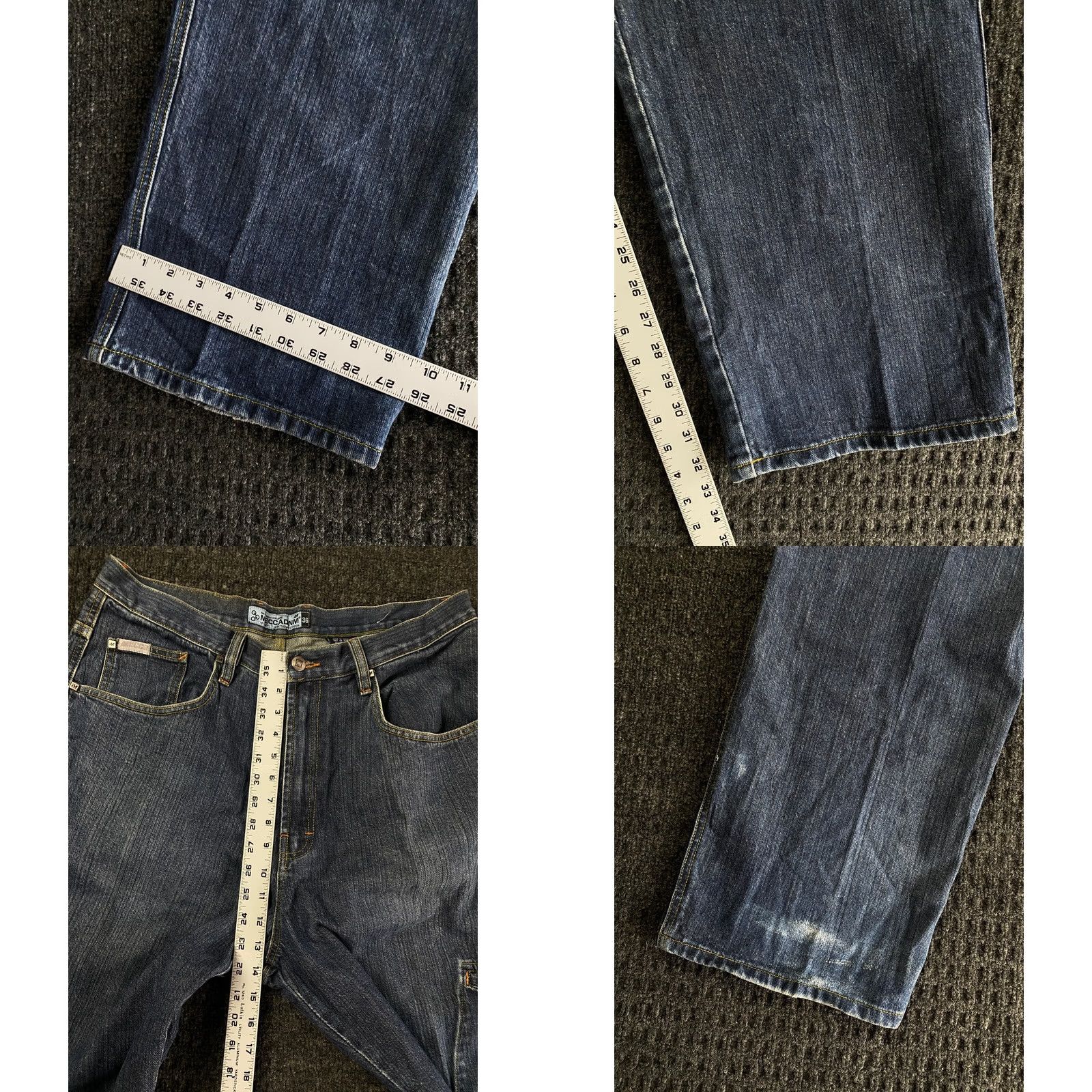 Vintage VINTAGE Mecca Jeans 36 Wide-Leg 90s Grunge Hip Hop Skater Denim Blue Jeans Mens Size US 36 / EU 52 - 8 Thumbnail
