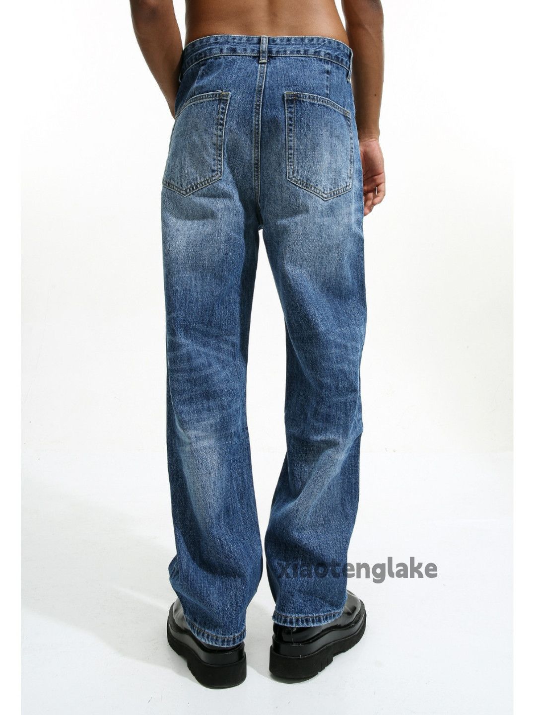 Jean × Vintage washed faded cleanfit yuppie y2k skate hiphop jeans Size US 32 / EU 48 - 6 Thumbnail