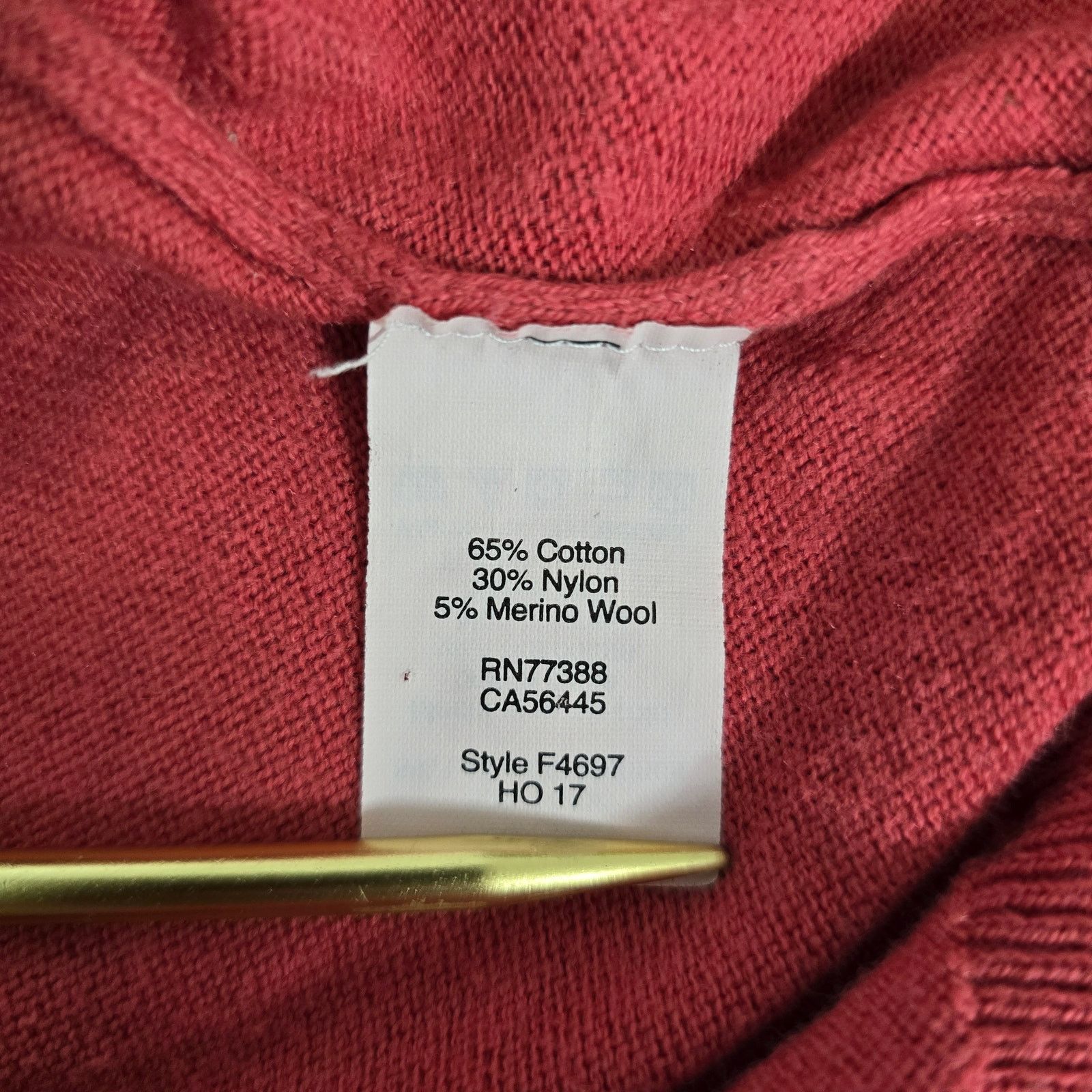 J.Crew J. Crew Harbor Cotton Sweater XL V-neck Cotton Wool Nylon Size US XL / EU 56 / 4 - 10 Thumbnail