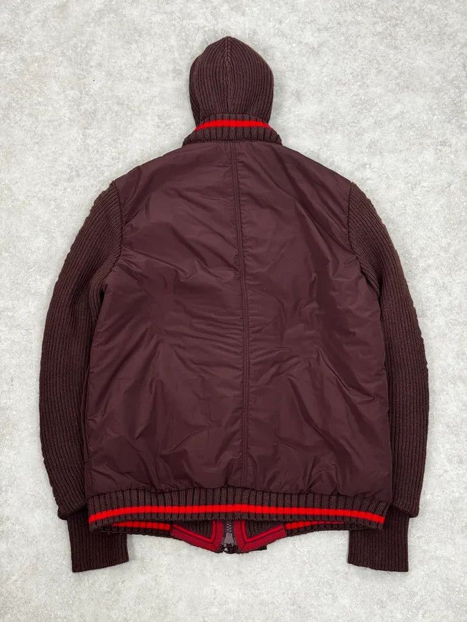 Marithe + Francois Girbaud 2000s Marithé + François Girbaud Brown Wool Zip-Up Sweater Size US M / EU 48-50 / 2 - 5 Thumbnail