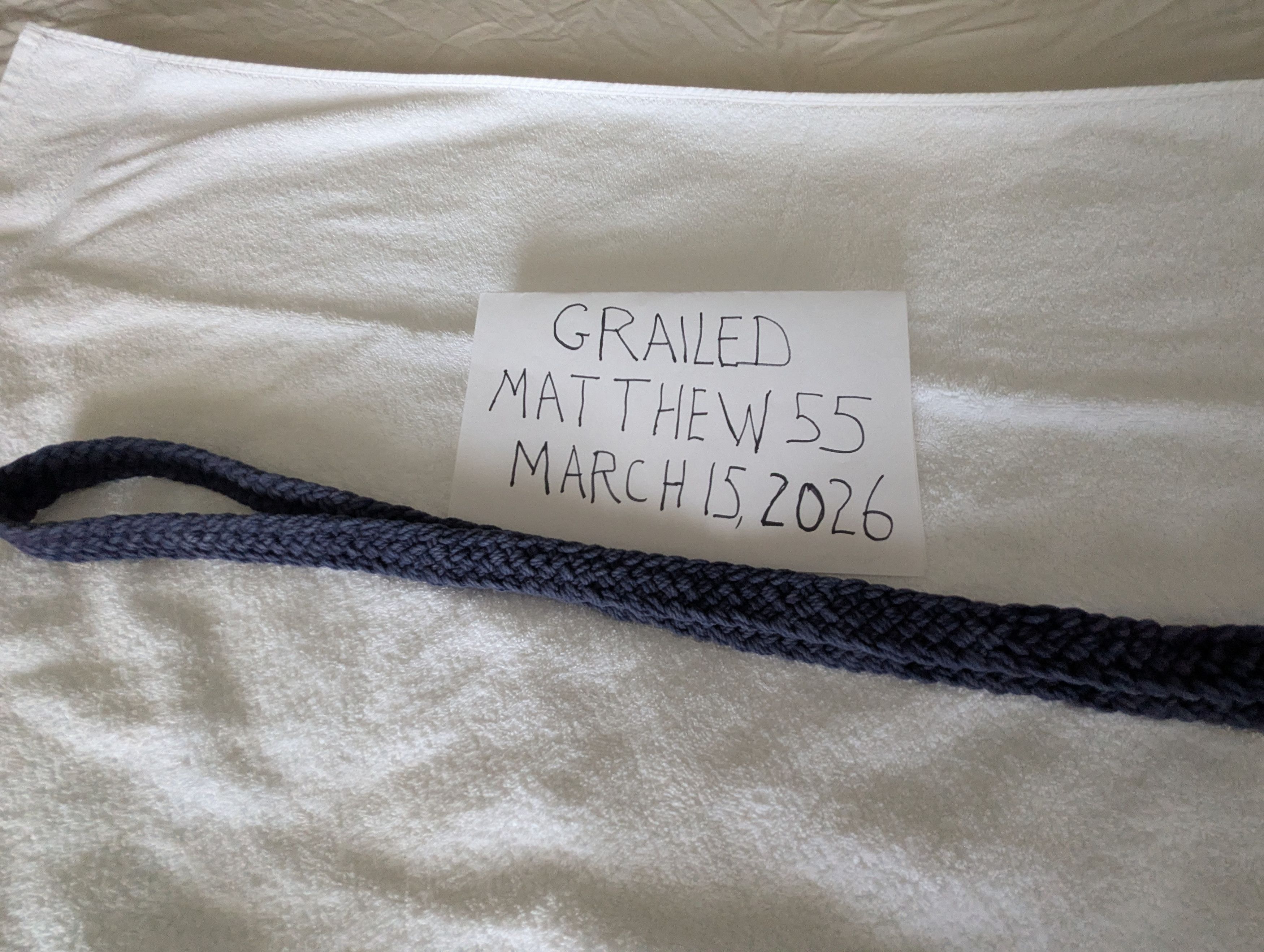 Polo Ralph Lauren Vintage Brass, Nylon and Leather Belt Size 38 - 4 Thumbnail