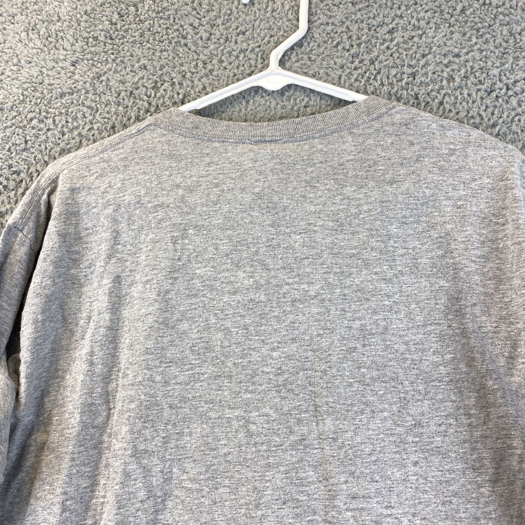 Jerzees VINTAGE Jerzees Men's Long Sleeve T-Shirt WHISTLER gray 54-25 L JERZEES Dri-Power Mens Size US L / EU 52-54 / 3 - 7 Thumbnail