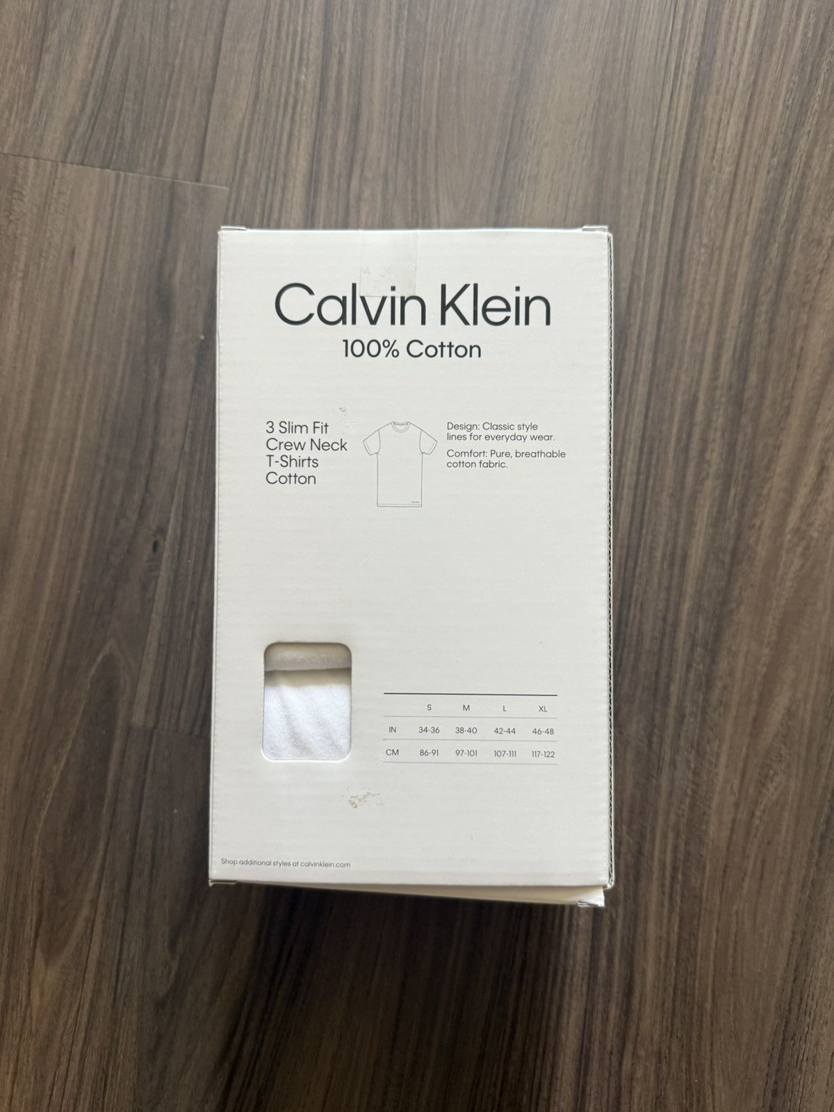 Calvin Klein Calvin Klein Under Shirt For Men - White XL (3-Pack) Size US XL / EU 56 / 4 - 3 Thumbnail