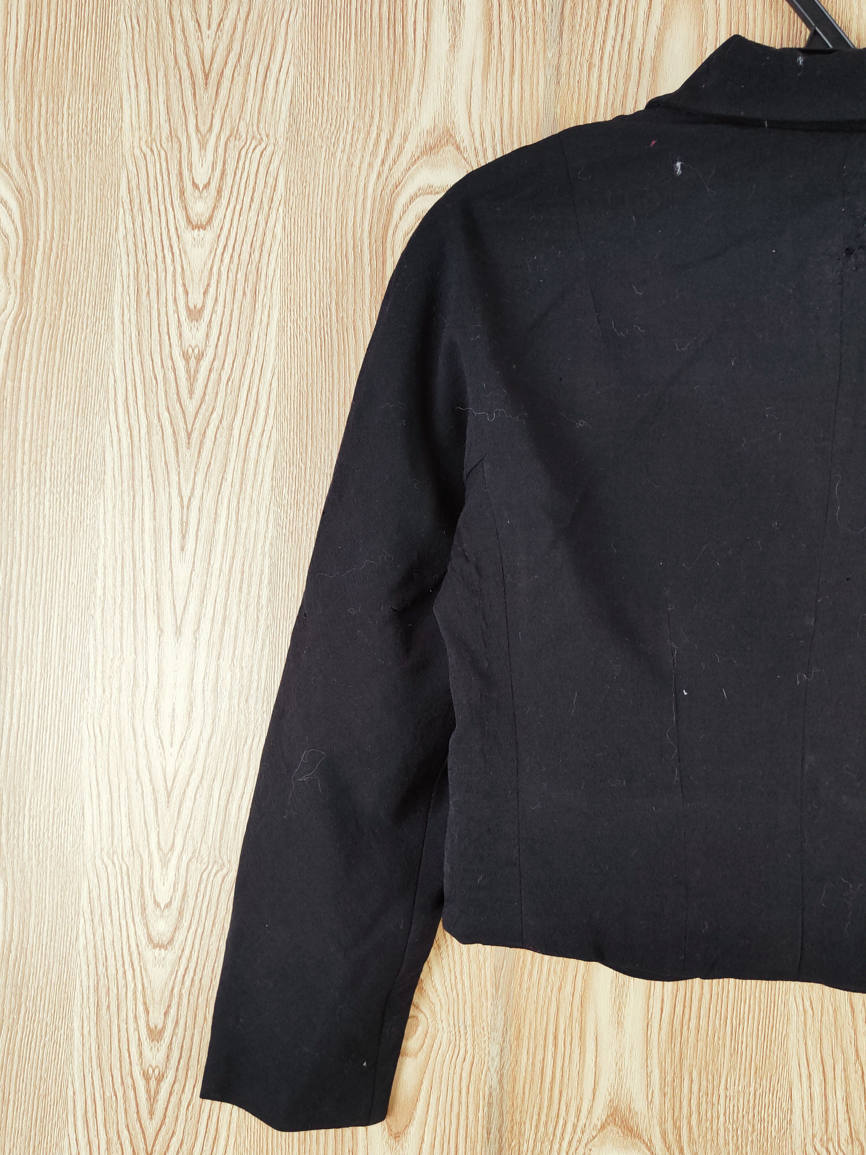 Japanese Brand × Vintage Japan ripped distressed Black Crop Top Blazers #W585 Size S / US 4 / IT 40 - 10 Thumbnail