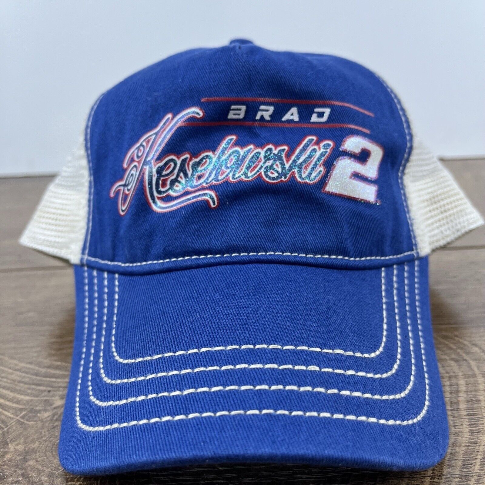 Other Brad Keselourski #2 Hat Snapback Hat Blue Hat Adjustable Blu Size ONE SIZE - 3 Thumbnail