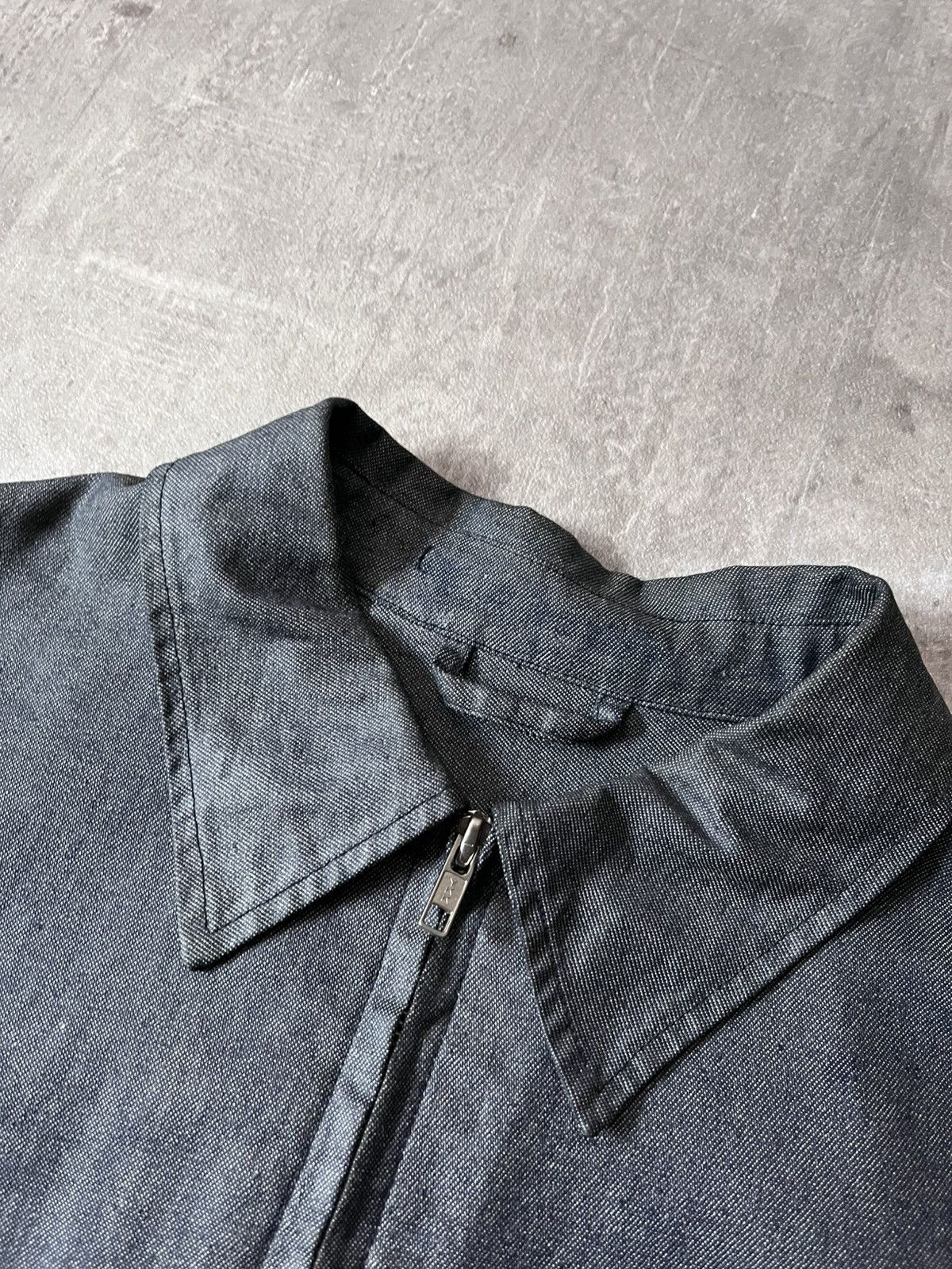 Carol Christian Poell Carol Christian Poell denim polyurethane waxed jacket 90s Size US M / EU 48-50 / 2 - 8 Thumbnail