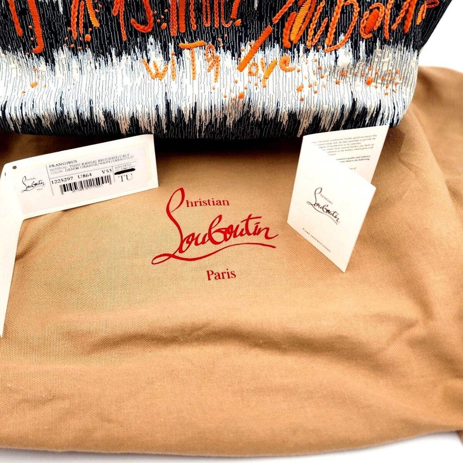 Christian Louboutin Christian Louboutin Model: Blue Frangibus Medium Tote Bag Size ONE SIZE - 15 Thumbnail