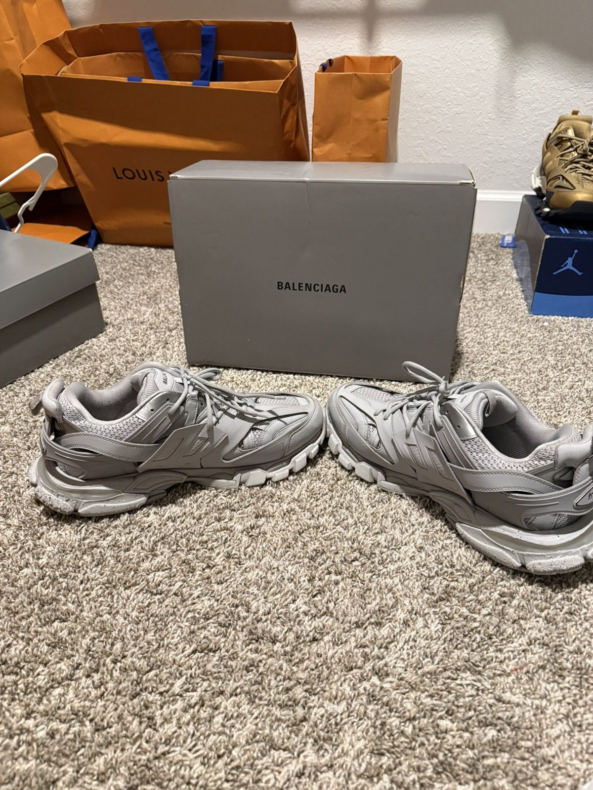 Balenciaga Balenciaga track grey size 14 (Grey) Size US 14 / EU 47 - 2 Thumbnail