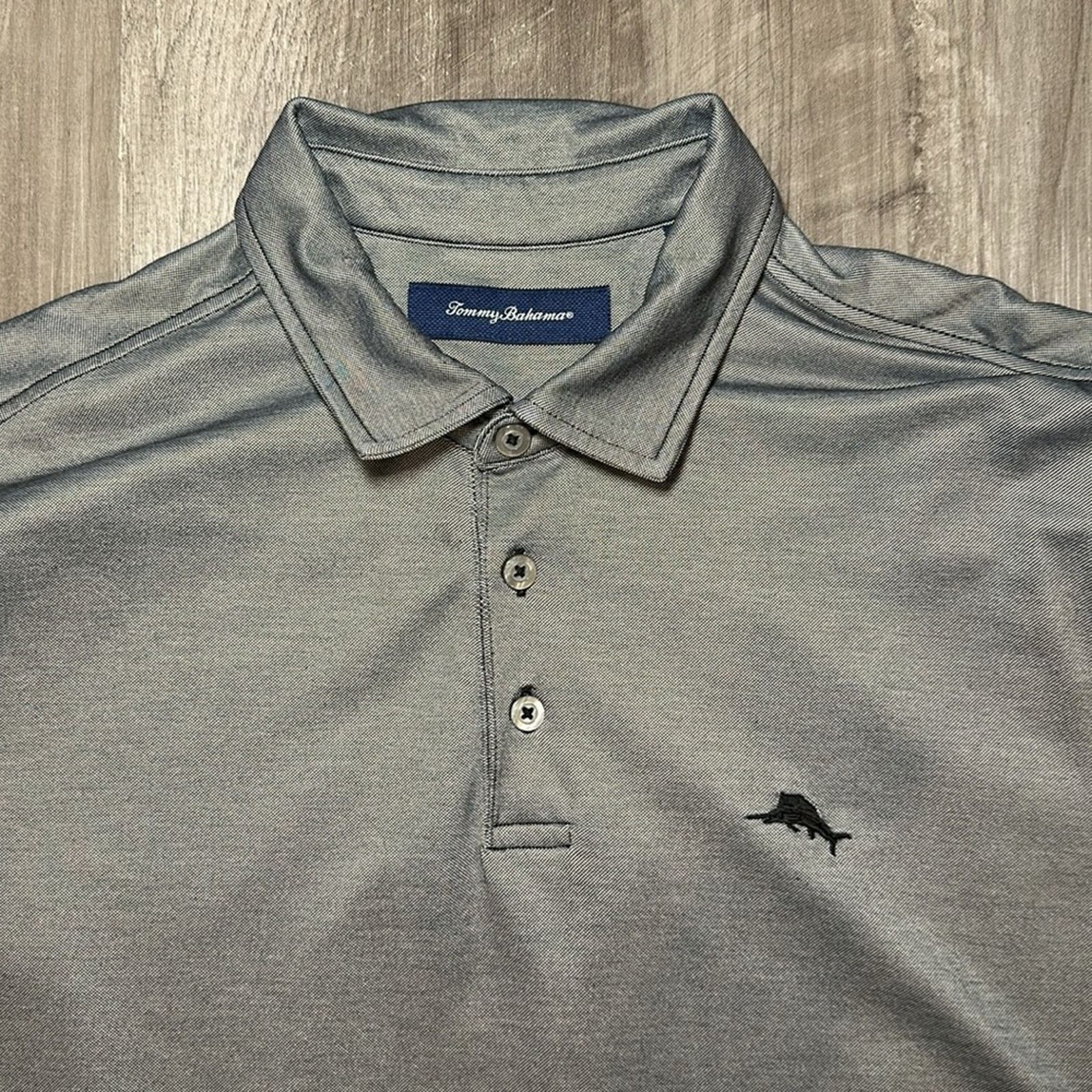Tommy Bahama Tommy Bahama Pima Cotton Polo - Large Size US L / EU 52-54 / 3 - 6 Thumbnail