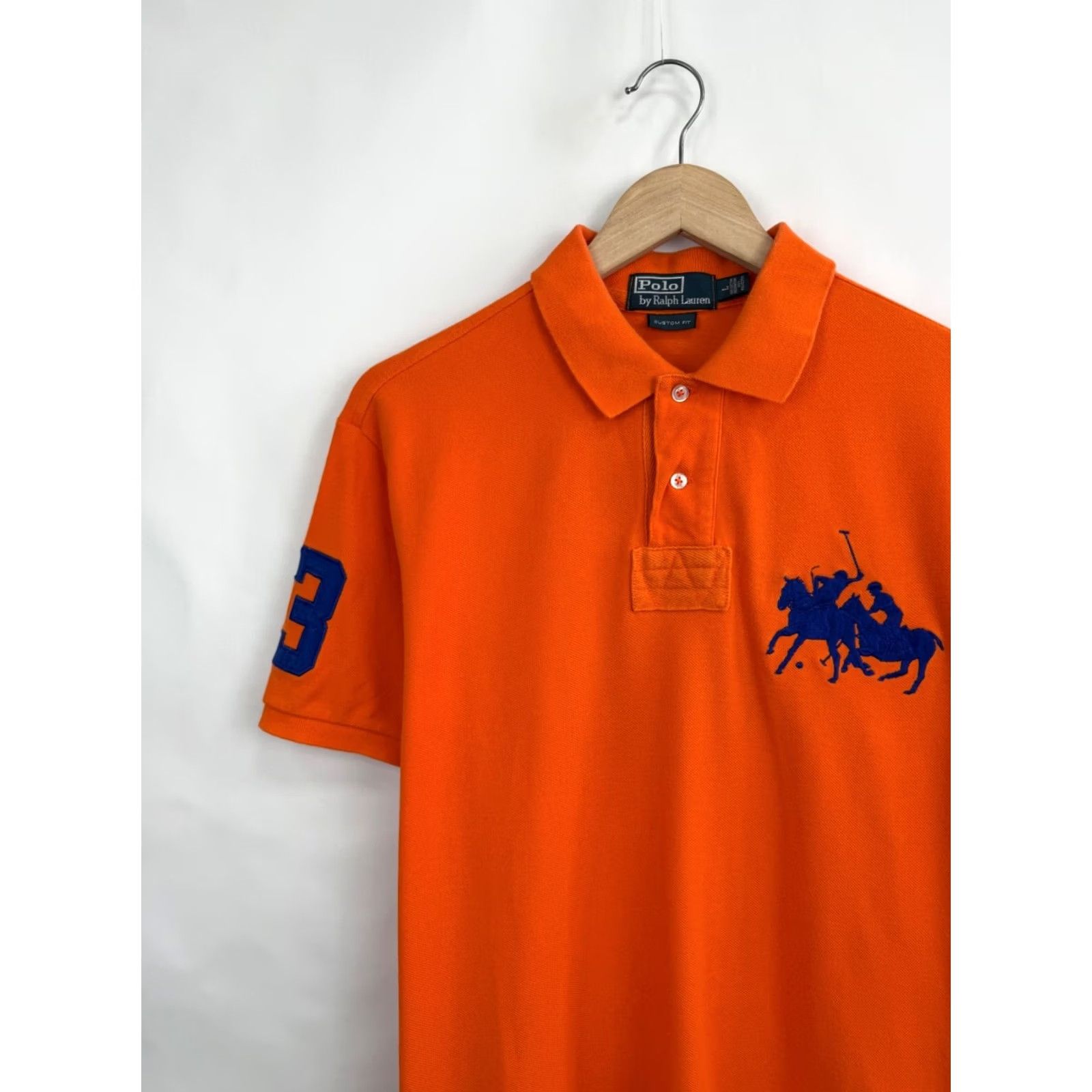 Ralph Lauren VINTAGE Polo Ralph Lauren Polo Shirt Orange L New York 90s Y2K Mens Size US L / EU 52-54 / 3 - 3 Thumbnail