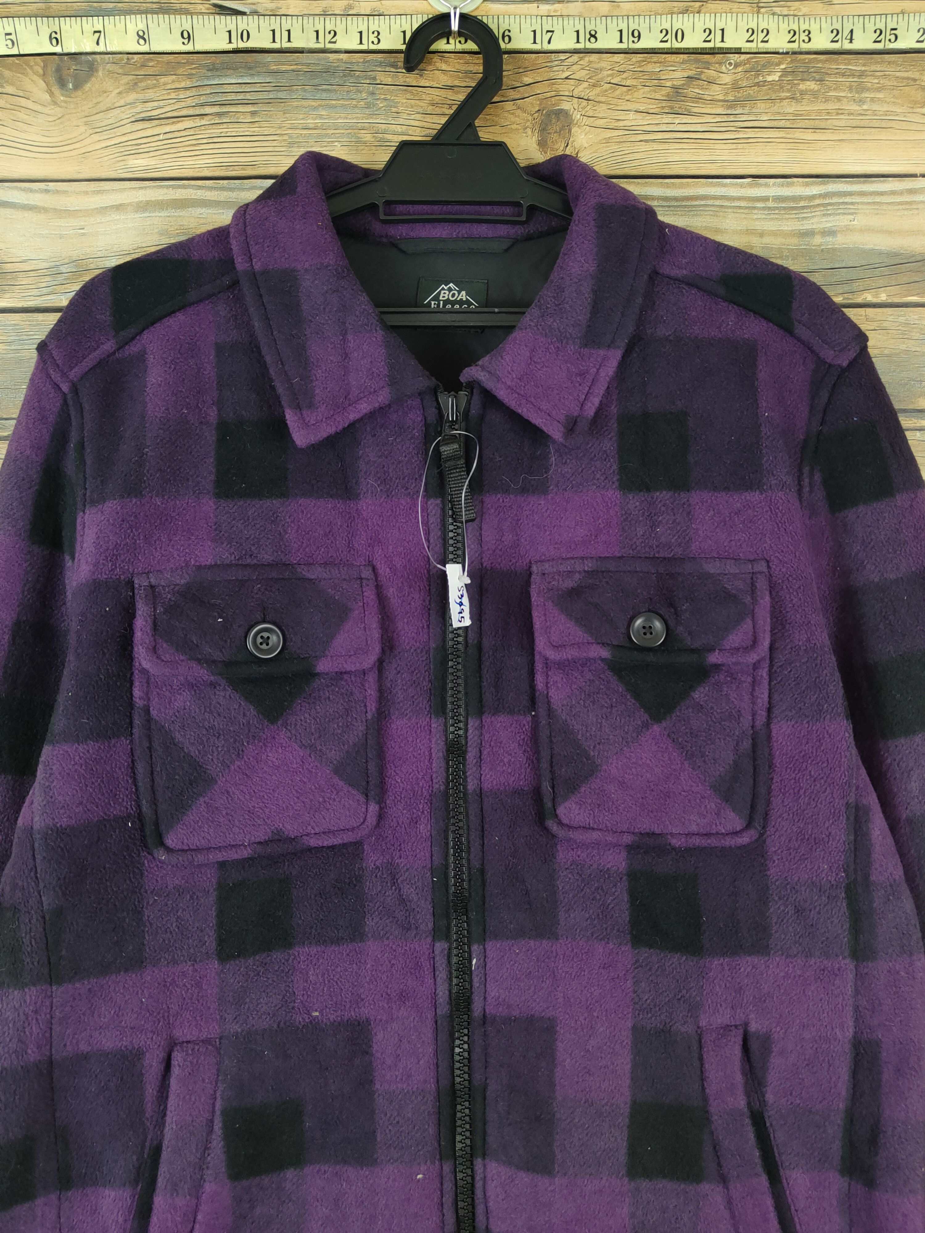 Japanese Brand BoaFleece-Uniqlo Purple Wool Sweaters #W2023 Size US XL / EU 56 / 4 - 2 Thumbnail