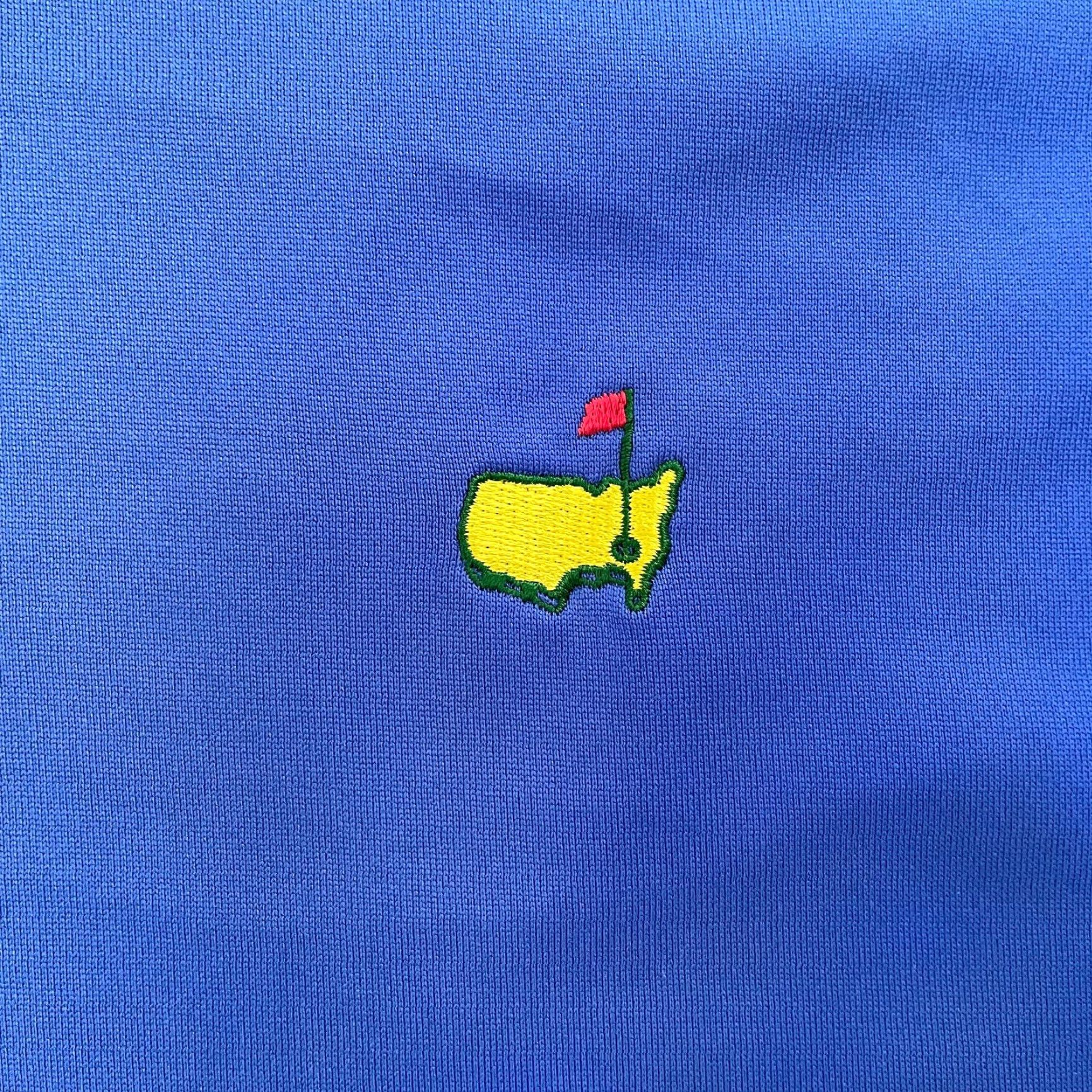 Vintage VINTAGE Masters Performance Shirt Adult Large Blue Polo Golf Augusta Logo Mens L Size US L / EU 52-54 / 3 - 4 Thumbnail