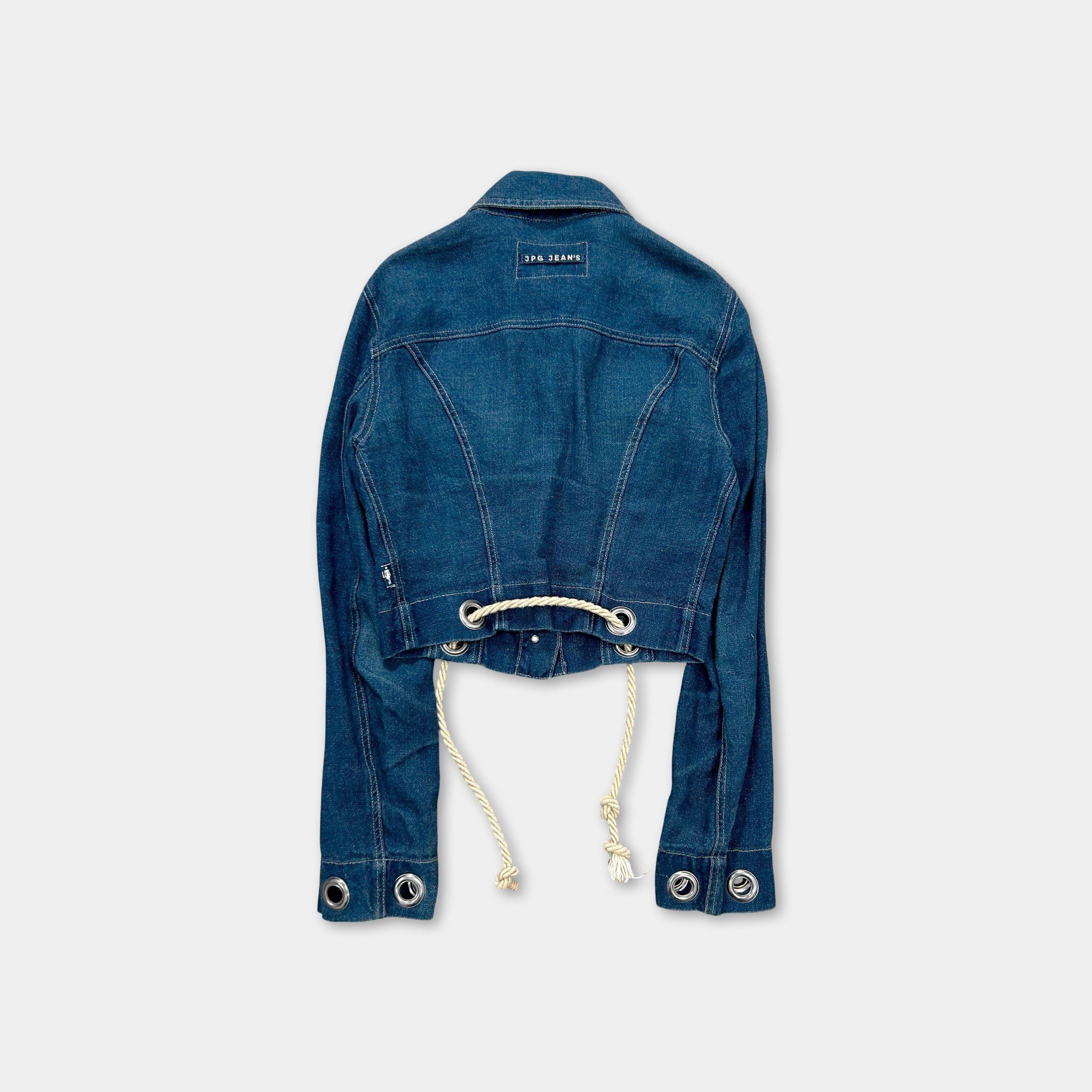 Jean Paul Gaultier Jean Paul Gaultier 90's Rope Denim Jacket Size US S / EU 44-46 / 1 - 4 Thumbnail