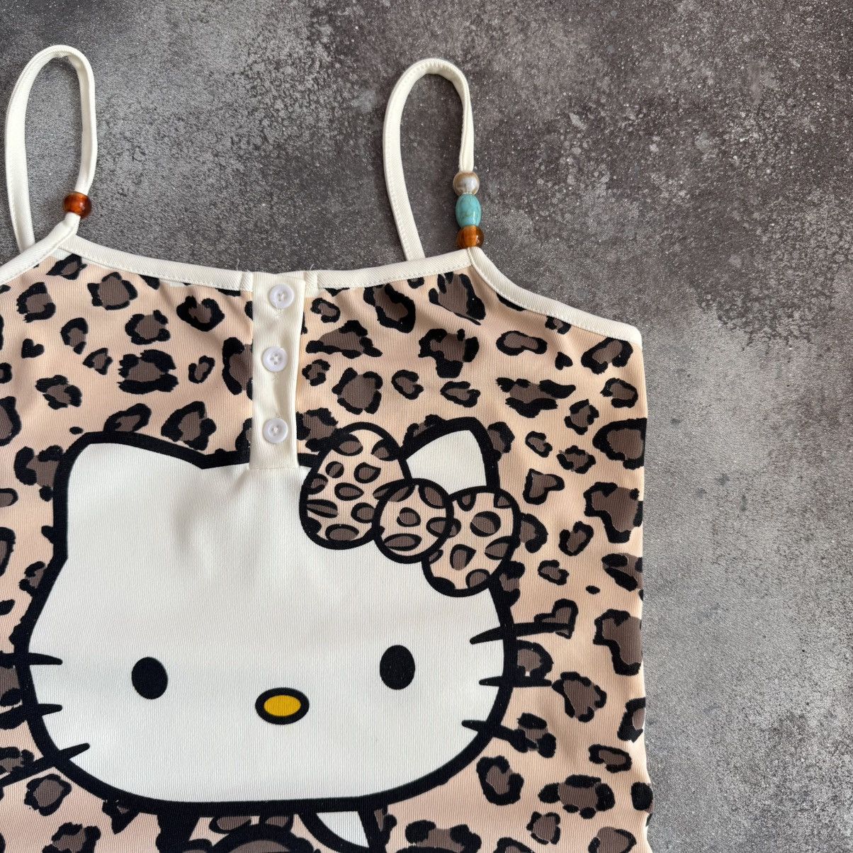 Hysteric Glamour × Japanese Brand × Vintage Hello Kitty Amazing Y2K Sexy Glam Leopard Tank Top Size M / US 6-8 / IT 42-44 - 4 Thumbnail