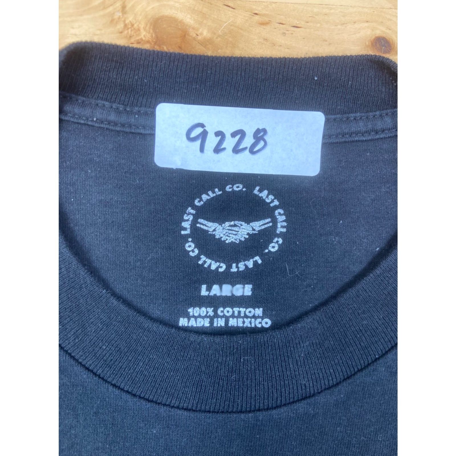 Vintage VINTAGE Last Call Co Graphic T Shirt Wake & Bake 420 Mens L Black Casual #9228 Size US L / EU 52-54 / 3 - 2 Thumbnail