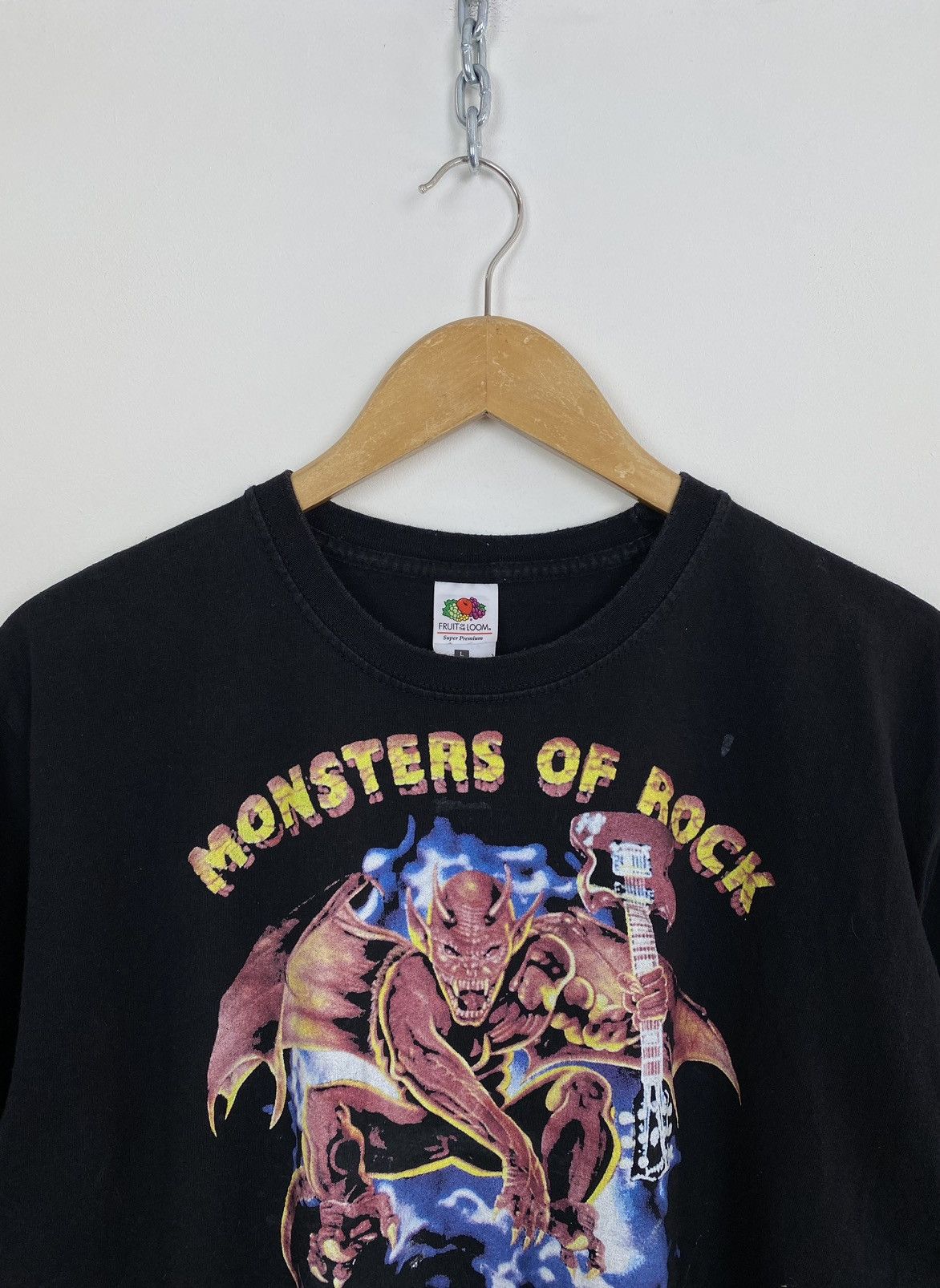 Band Tees Vintage 1991 Monsters Of Rock AC/DC Metallica T-Shirt Black Size US L / EU 52-54 / 3 - 2 Thumbnail