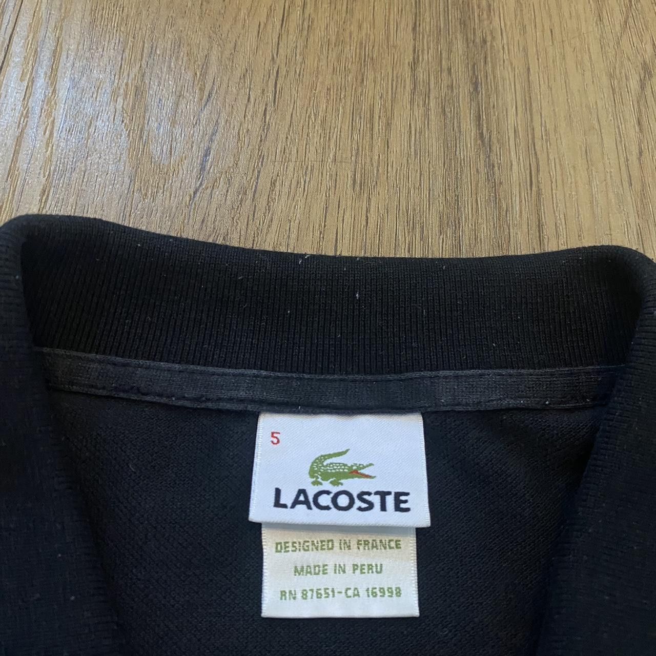 Lacoste Black Lacoste polo shirt #poloshirt Streetwear Size US L / EU 52-54 / 3 - 4 Thumbnail