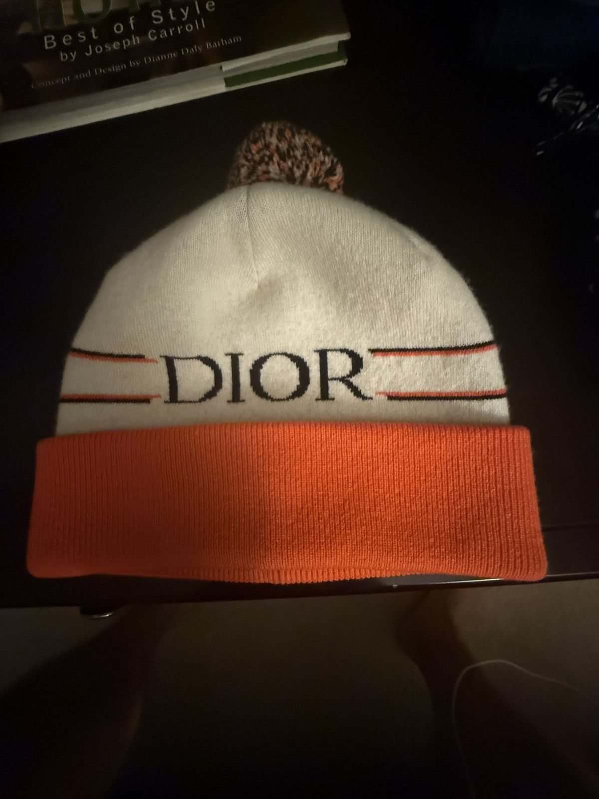 Dior Rare F/W 05 Dior Homme Hedi Slimane Runway Snowflake Beanie