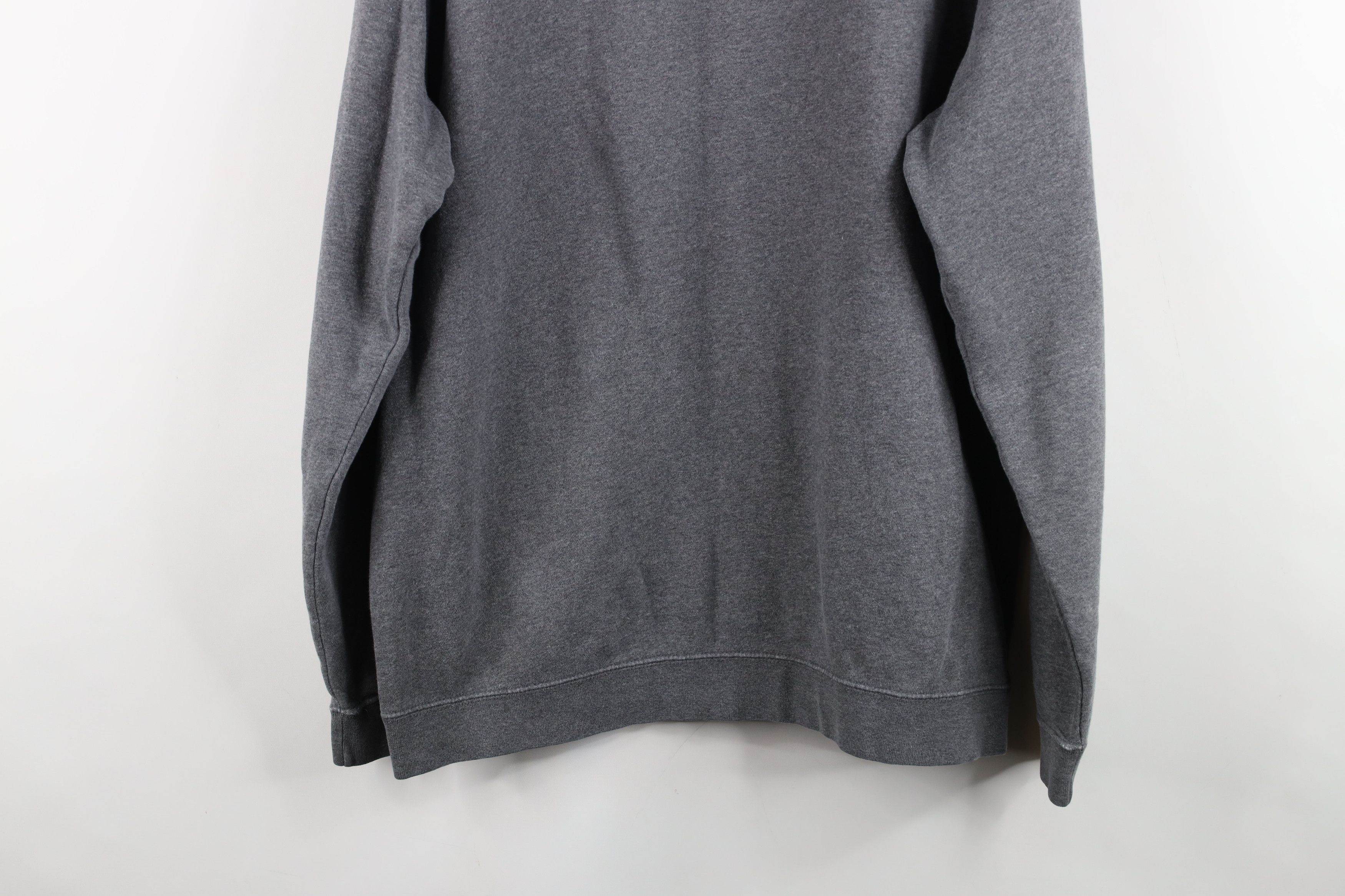 Nike Vintage Y2K Nike Swoosh Crewneck Sweatshirt Heather Gray Size US XL / EU 56 / 4 - 13 Thumbnail