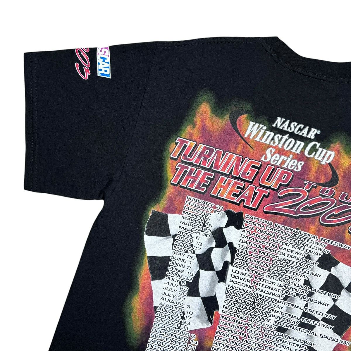 NASCAR Vintage 2003 Nascar Winston Cup Series Racing Graphic TShirt Size US L / EU 52-54 / 3 - 11 Thumbnail