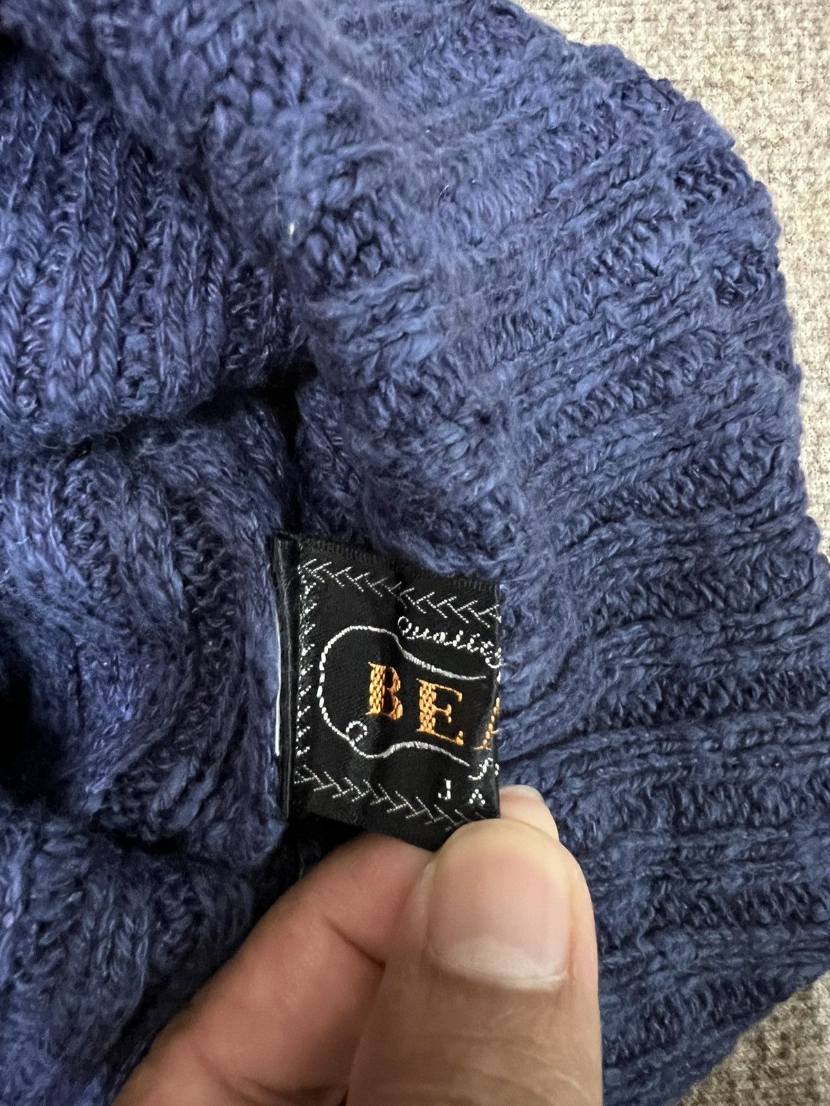 Beams Plus Beams Plus Indigo Plain Beanie Hats Size ONE SIZE - 6 Thumbnail