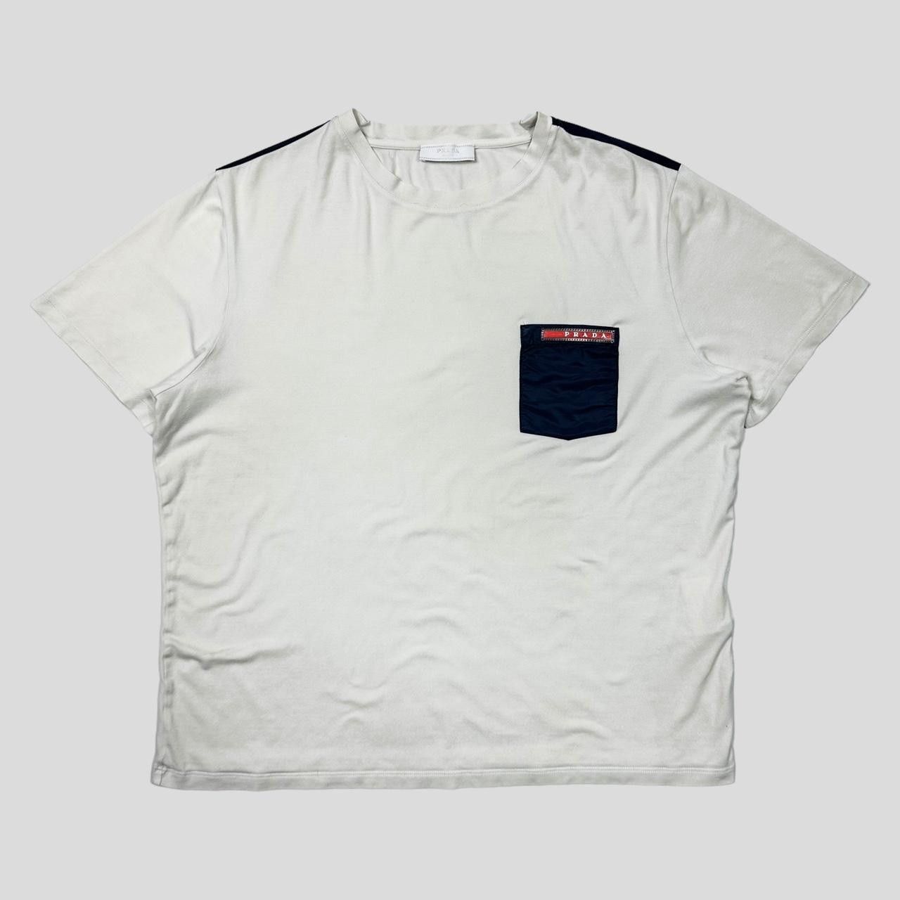 Prada Prada Milano 2017 Nylon Pocket T-shirt - M/L Size US L / EU 52-54 / 3 - 1 Thumbnail