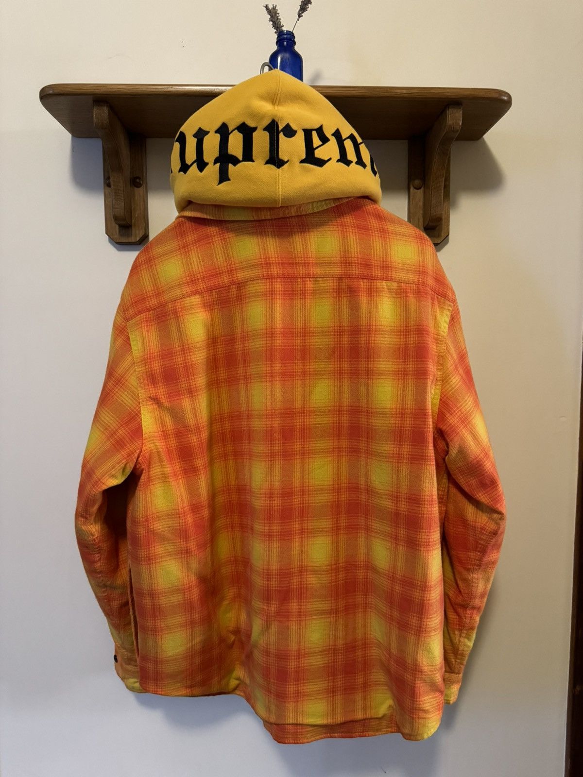 Supreme Supreme FW21 Quilted Hooded Zip Flannel Size US M / EU 48-50 / 2 - 2 Thumbnail