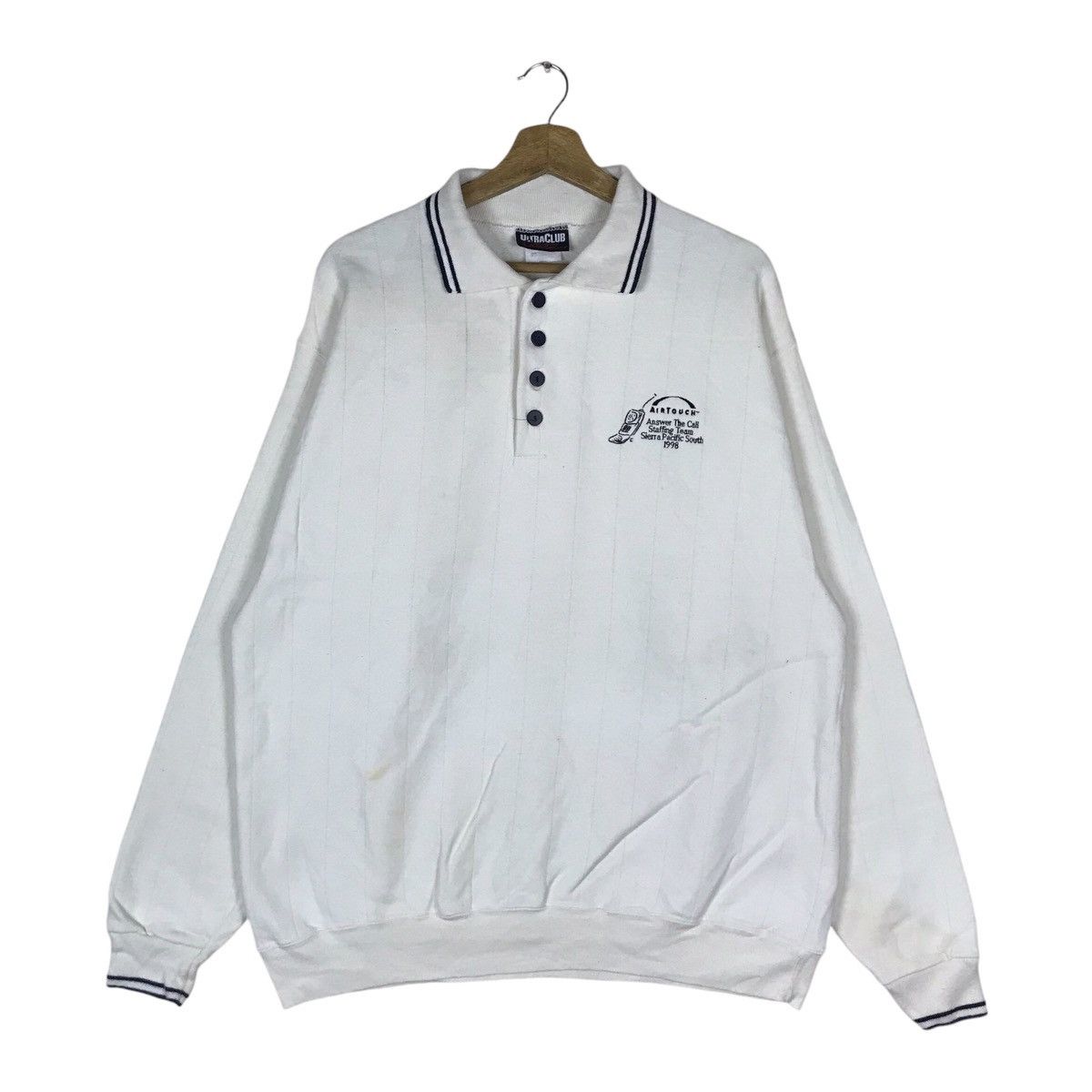 Vintage Vintage Ultra Club Collection Quarter Button Pullover Jumper Size US L / EU 52-54 / 3 - 1 Thumbnail