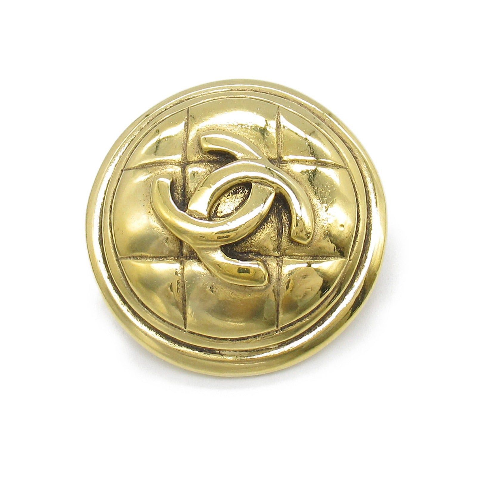 Chanel Chanel Coco Mark Brooch Gp (Gold Plated) Gold Size ONE SIZE - 1 Thumbnail