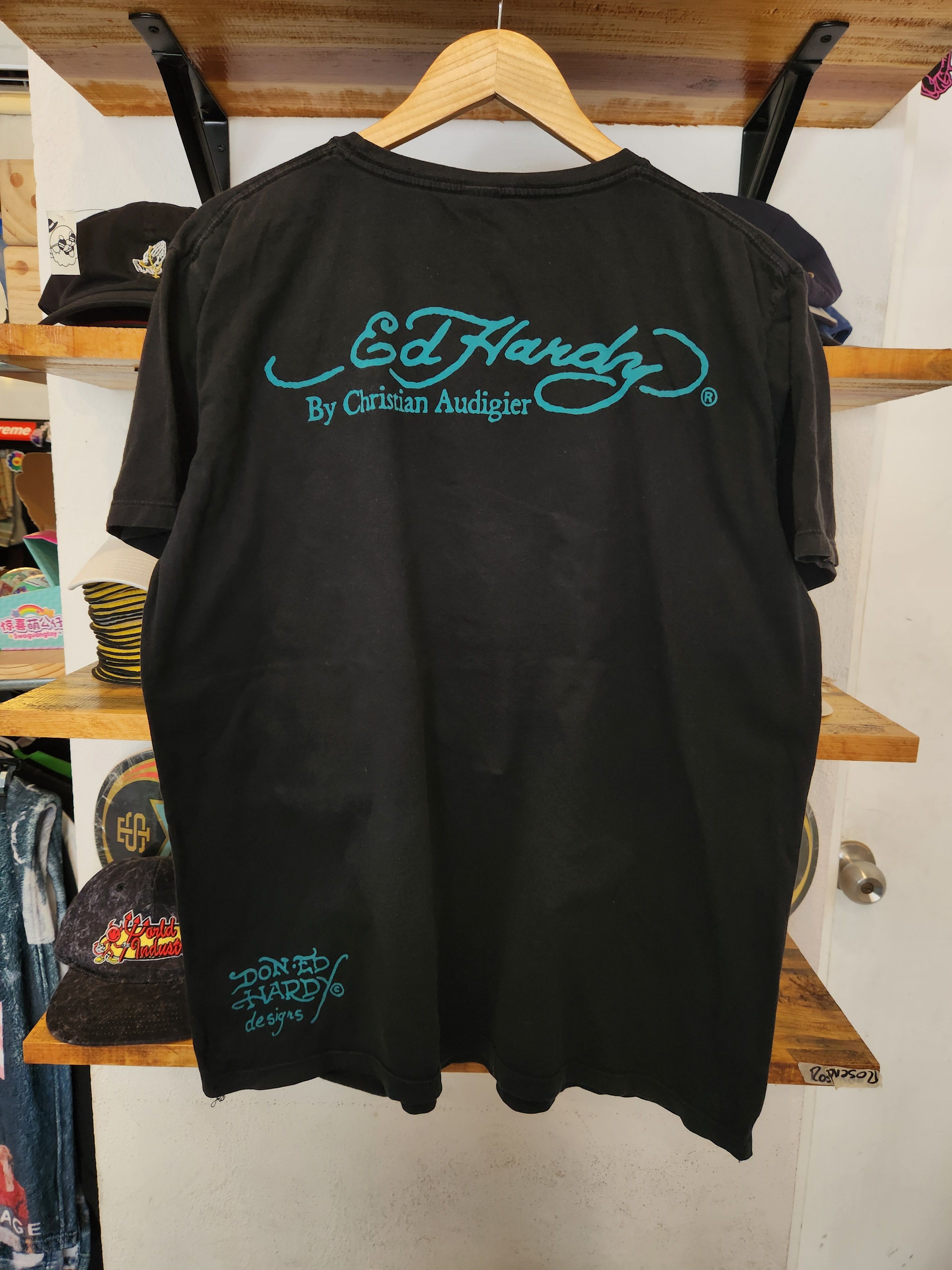 Ed Hardy Ed Hardy black tshirt Size US XL / EU 56 / 4 - 3 Thumbnail