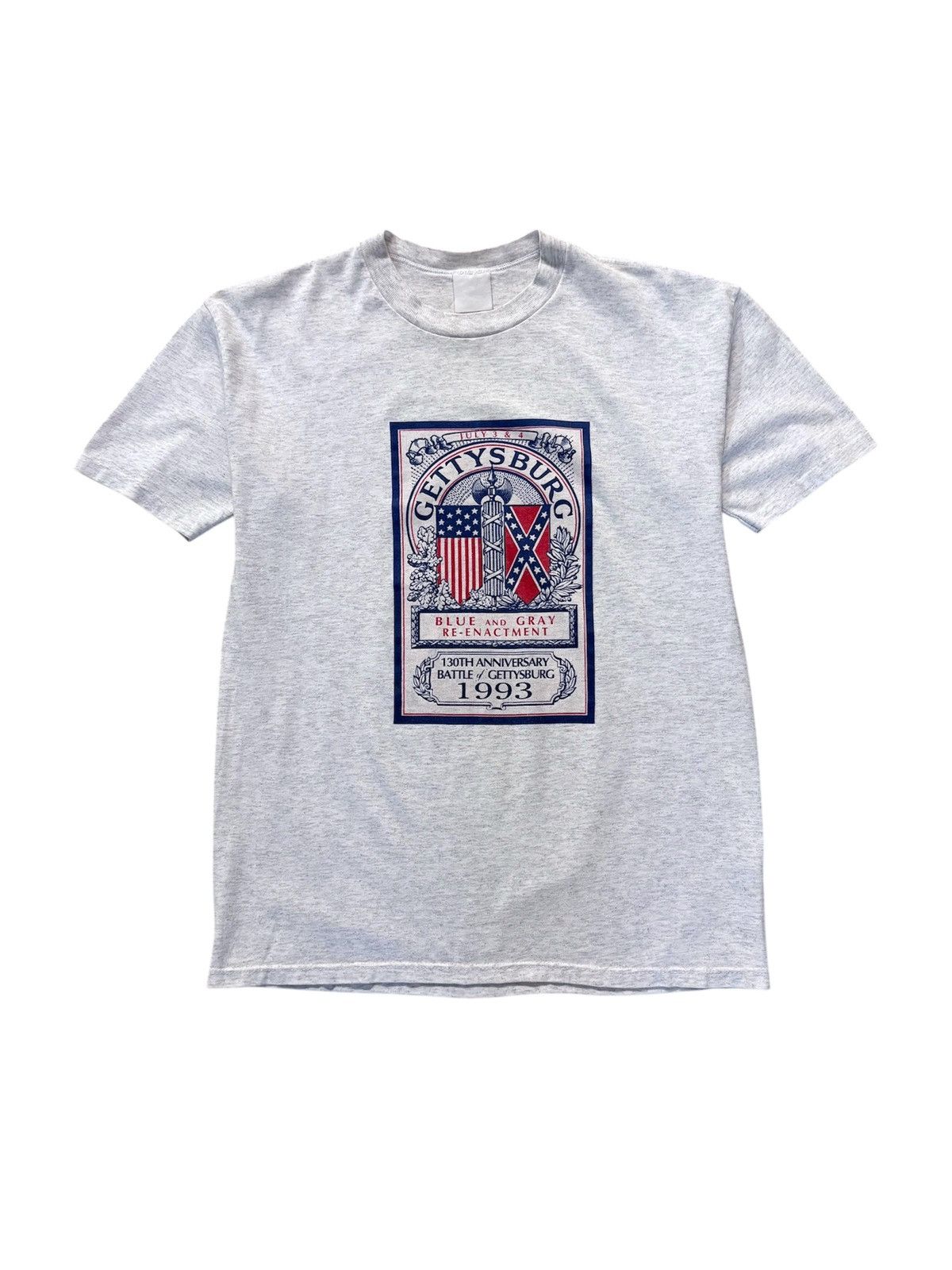 Vintage 90’s Gettysburg Blue & Gray Re-Enactment Vintage Tee Size US M / EU 48-50 / 2 - 1 Thumbnail