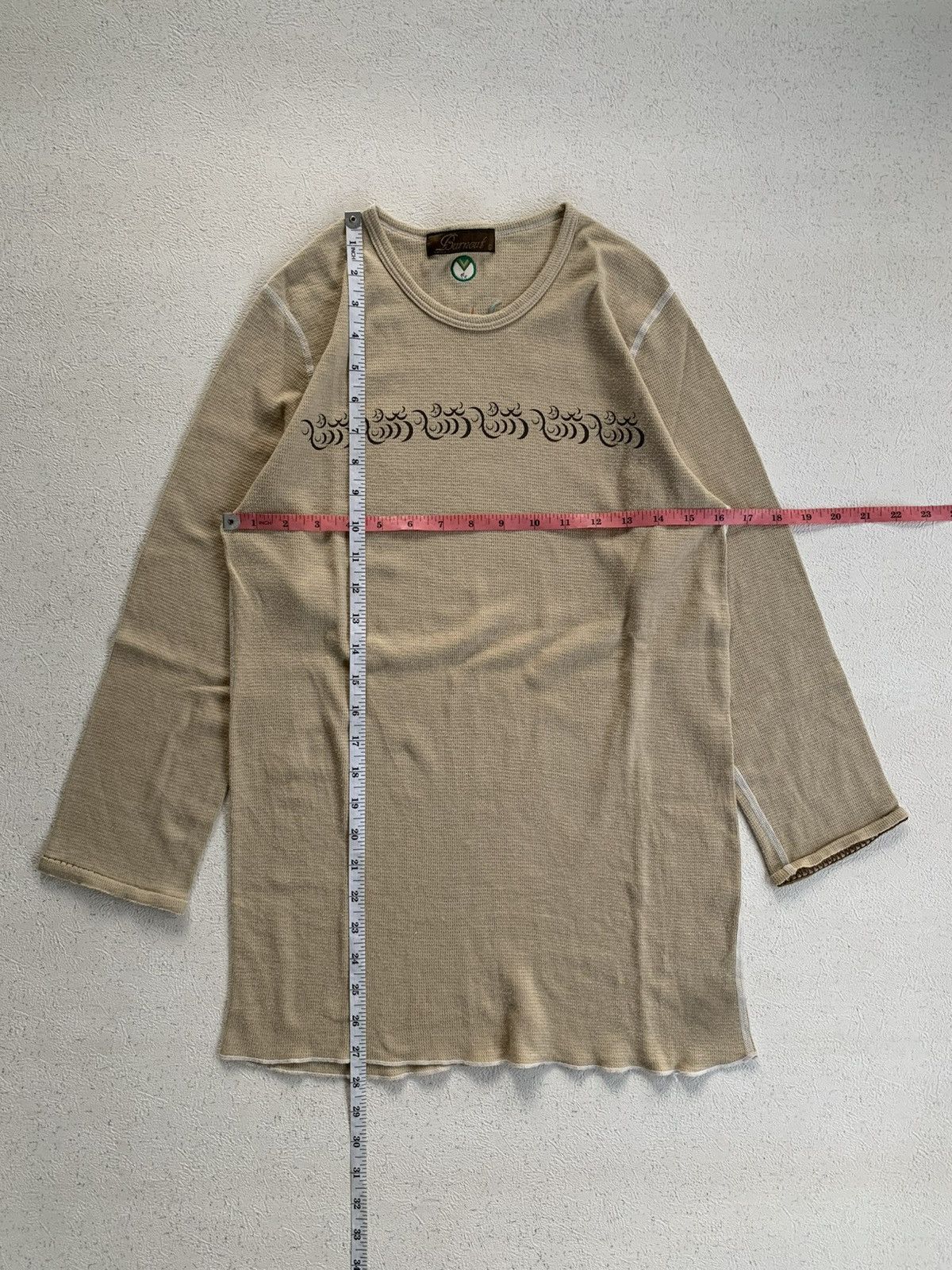 Japanese Brand VINTAGE BURNOUT TRIBAL LONGSLEEVE TEE IFSIXWASNINE STYLE Size US M / EU 48-50 / 2 - 2 Thumbnail