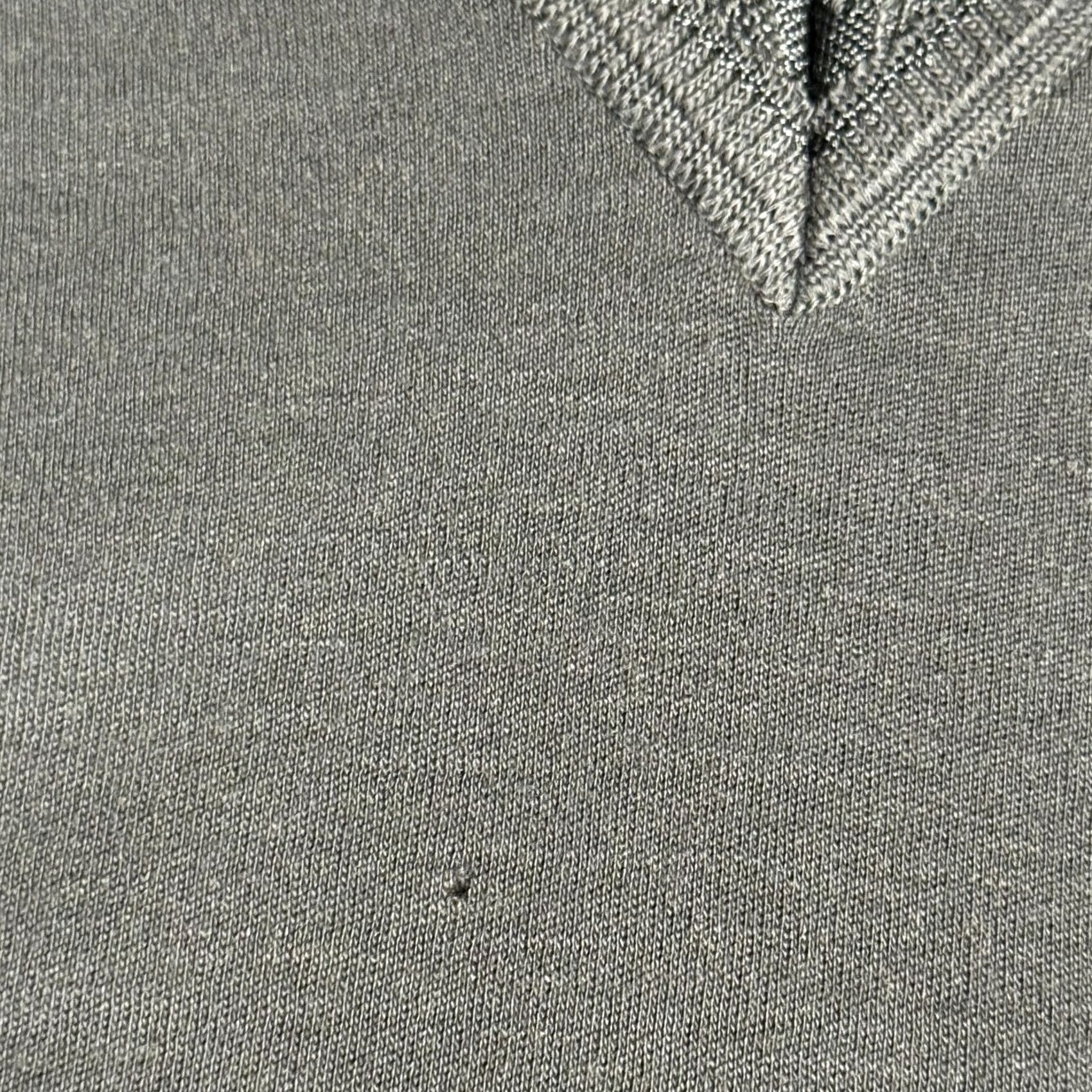Vintage Albavarden Sweater Mens Medium Gray V-Neck 100% Wool Pockets Pullover Knit Ribbed Cuffs Hem Tag N/A Size US M / EU 48-50 / 2 - 7 Thumbnail