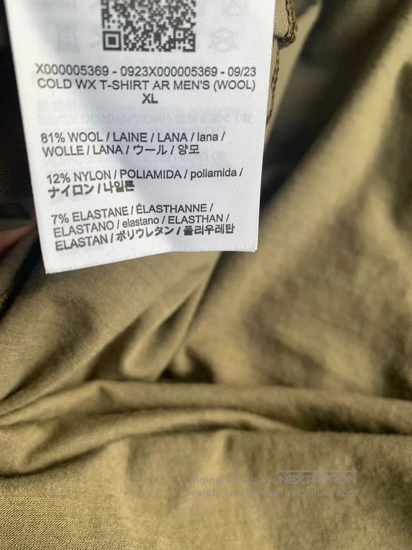 Arc'teryx Arc'teryx LEAF Cold WX T-Shirt AR. Size US XL / EU 56 / 4 - 6 Thumbnail