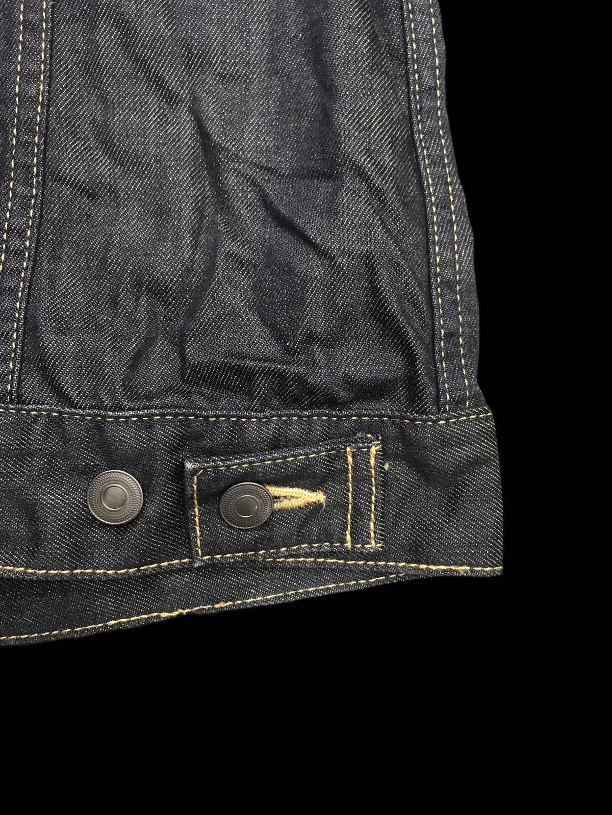 Japanese Brand 💥ARCHIVAL💥EDIFICE MUDWASH DENIM TRUCKER F201 Size US XS / EU 42 / 0 - 15 Thumbnail