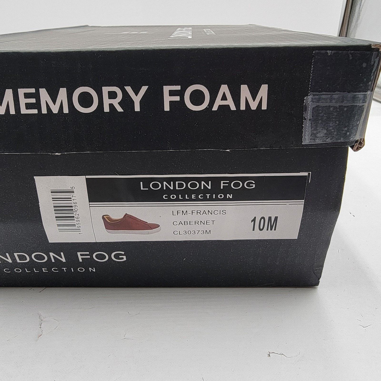 London Fog London Fog Mens Sz 10M Cabernet Francis Slip On Memory Foam Size US 10 / EU 43 - 10 Thumbnail
