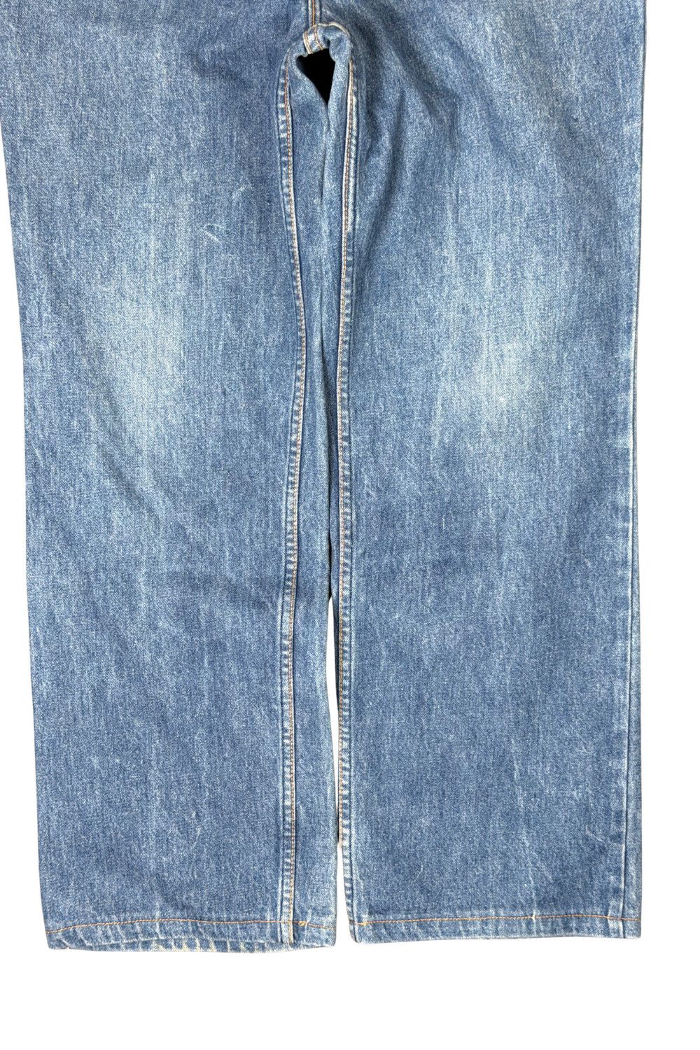 80s PRL USA Talon Zip Selvedge Style Jeans 36x29 image 7