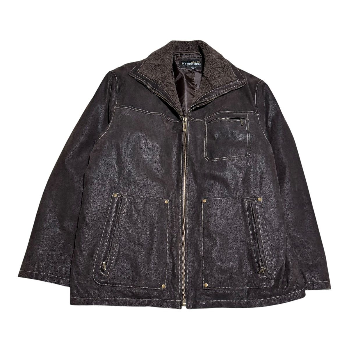 Other Hydrogen Leather Softshell Jacket Removable Lining Men’s XL Size US XL / EU 56 / 4 - 1 Thumbnail