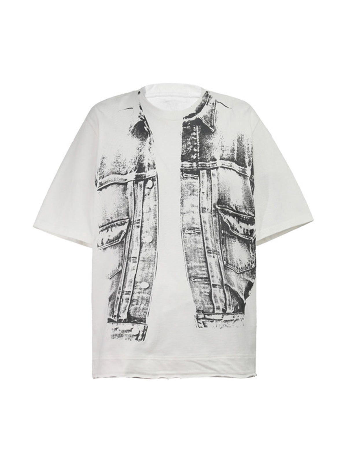 Vintage Retro Graphic Print T-Shirt Size US L / EU 52-54 / 3 - 4 Thumbnail