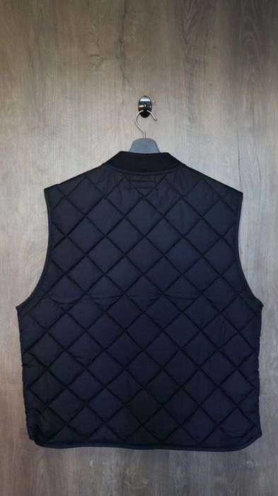 国内正規品 Supreme Pins Quilted Work Vest Navy - トップス