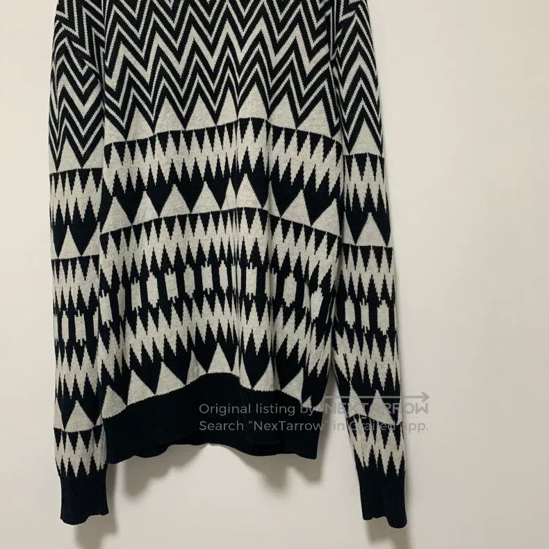 Dries Van Noten Dries Van Noten Ethnic-Style Cashmere-Blend Knit Sweater Size US L / EU 52-54 / 3 - 4 Thumbnail