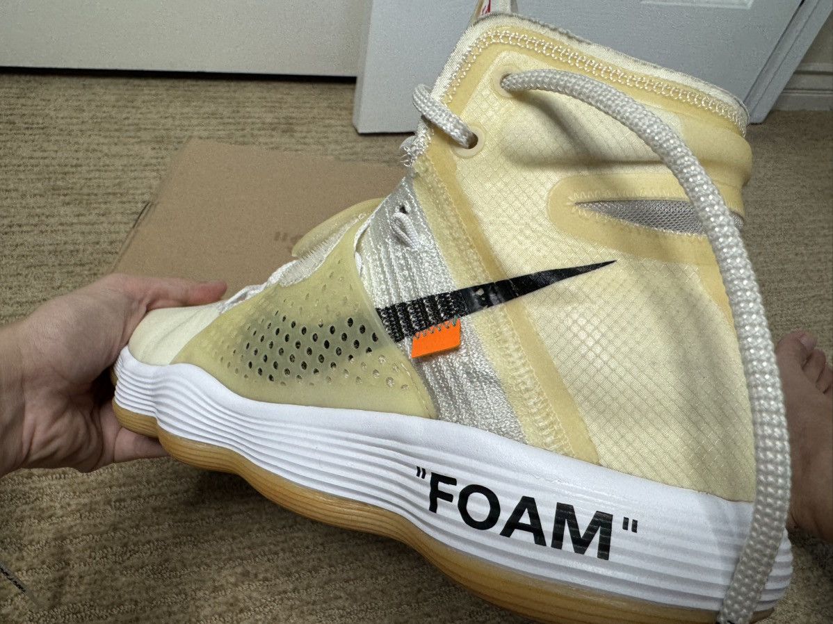 Off-White Nike React Hyperdunk 2017 Flyknit x Off White Size US 12 / EU 45 - 6 Thumbnail