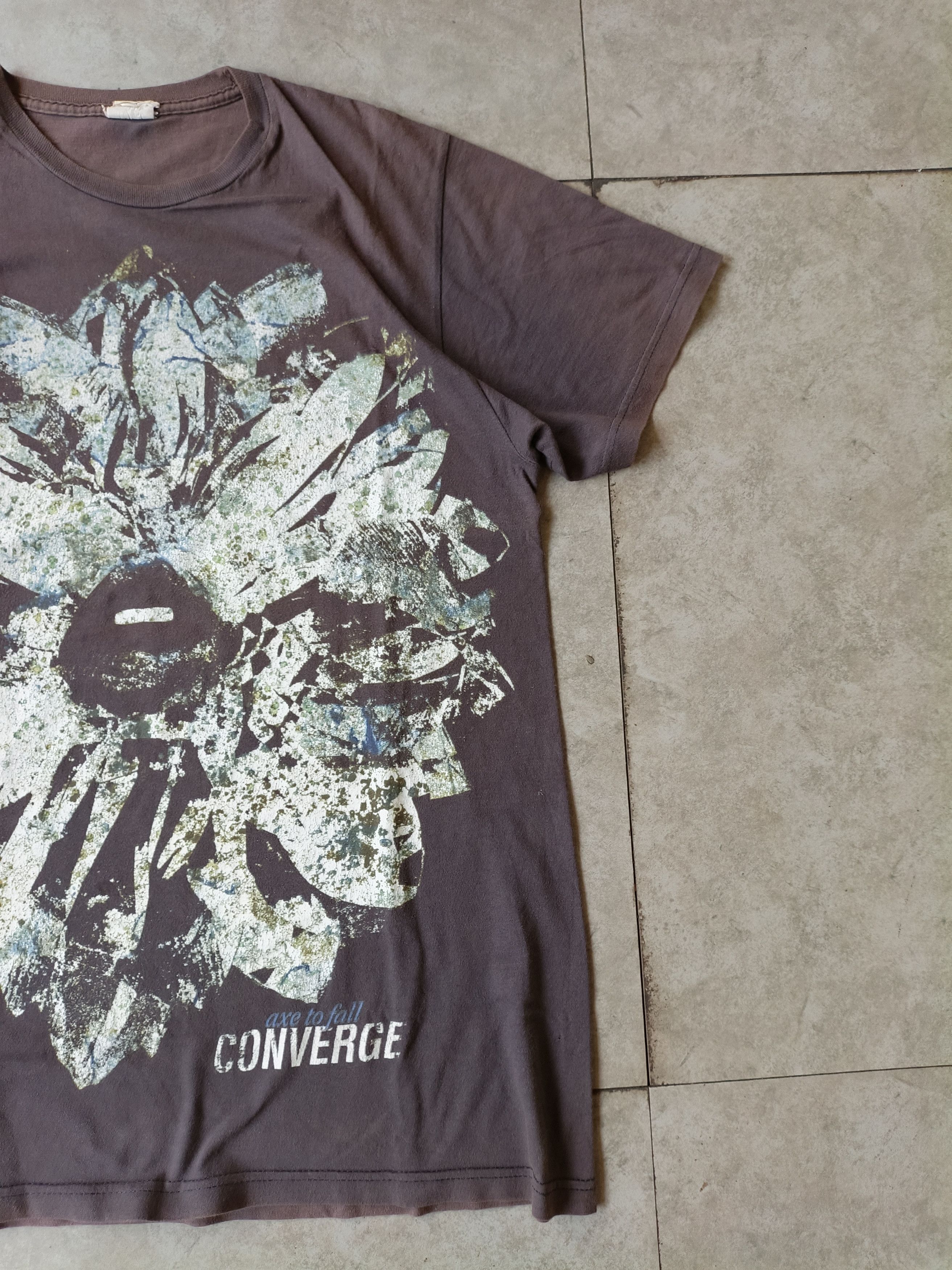 Japanese Brand Vintage Converge “Axe to Fall” T-Shirt – Beautiful Faded Size US L / EU 52-54 / 3 - 5 Thumbnail