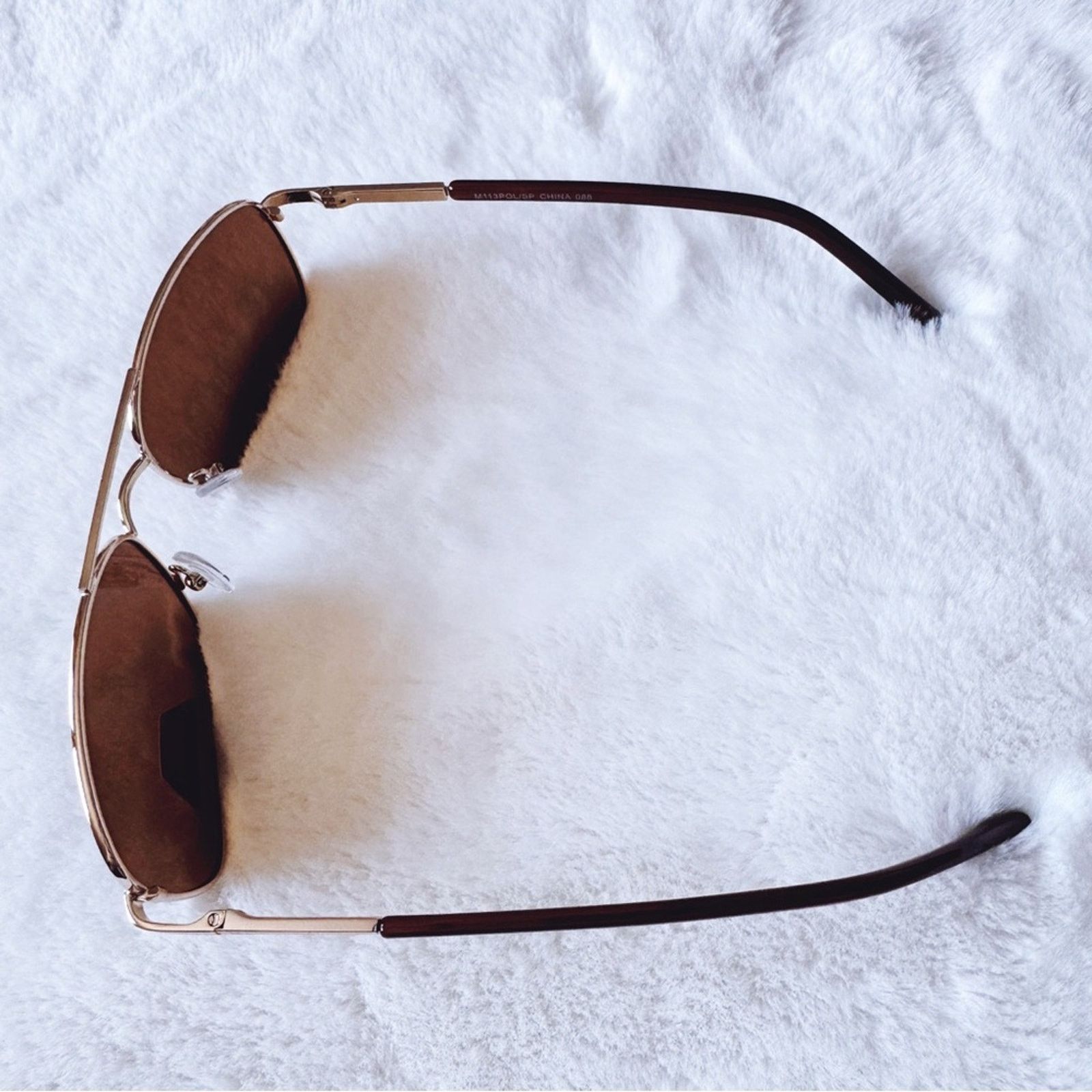 Other Troy Brown Rectangular Polarized Sunglasses Size ONE SIZE - 10 Thumbnail