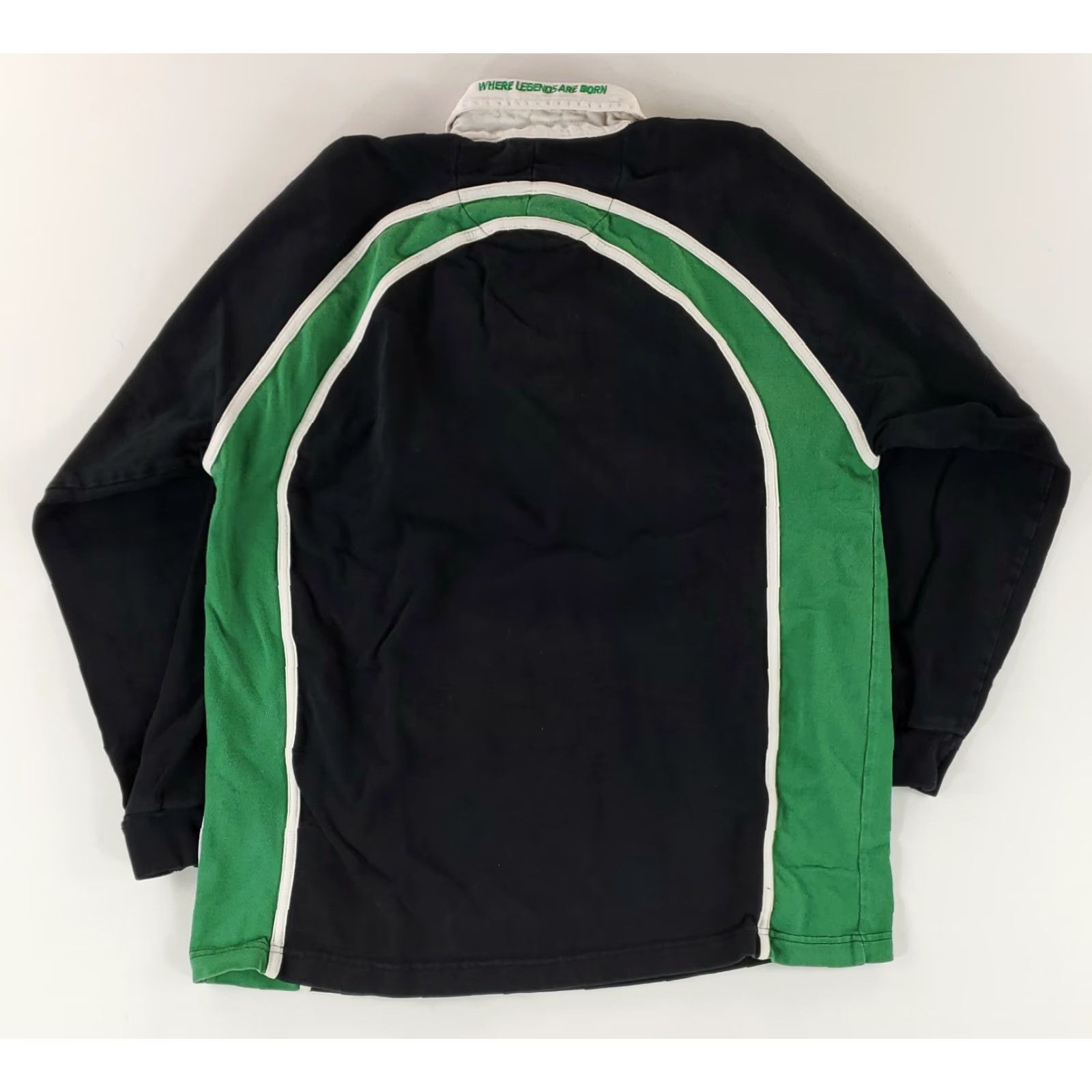 Vintage Landsdowne Rugby Shirt Ireland Black Green Long Sleeve Mens L Size US L / EU 52-54 / 3 - 6 Thumbnail