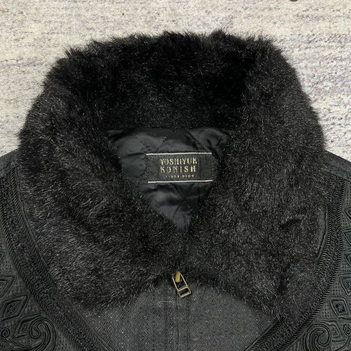 Yoshiyuki Konishi Yoshiyuki konishi embroidery trim fur collar bomber jacket Size US L / EU 52-54 / 3 - 5 Thumbnail
