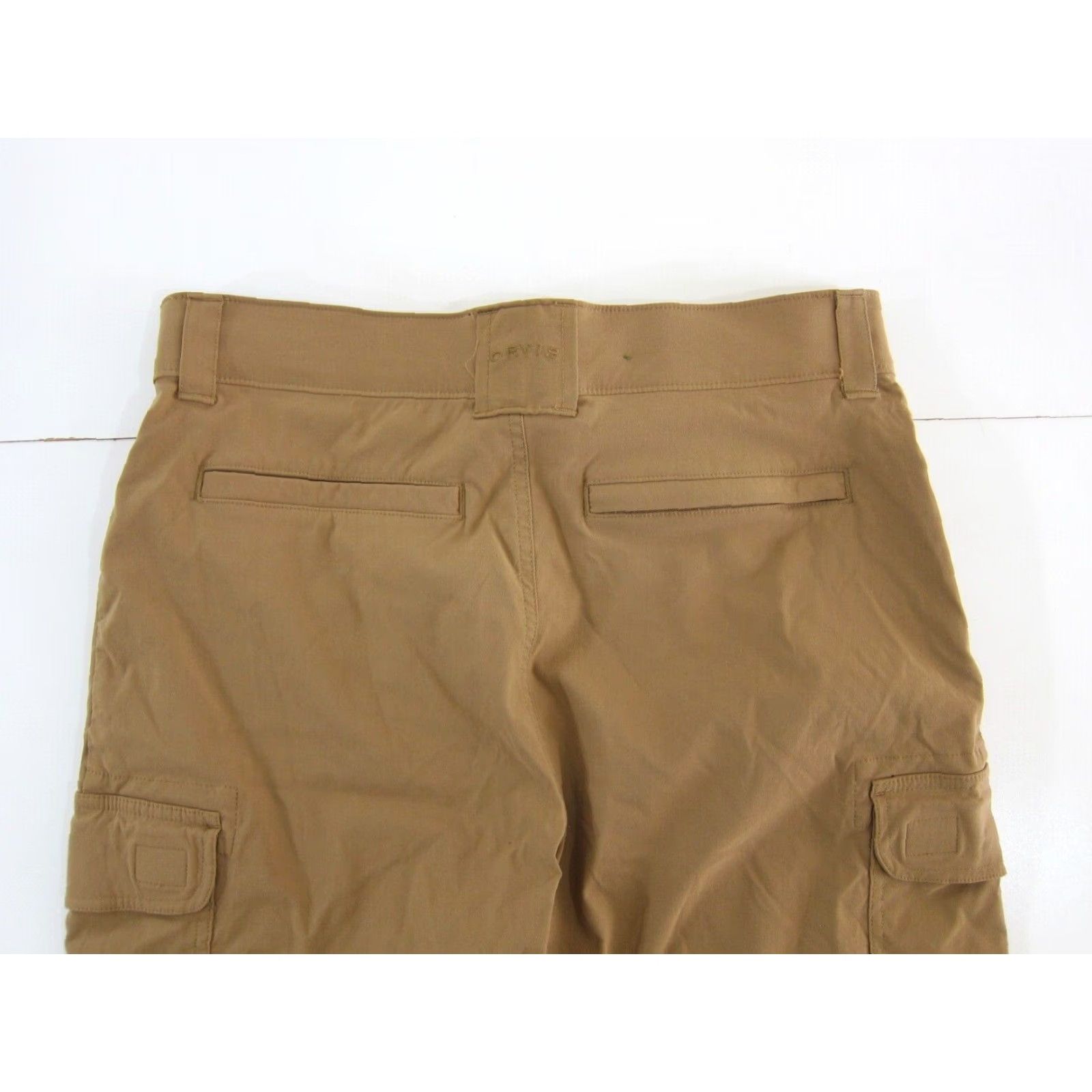 Orvis Orvis Cargo Short 32 Men's Beige Nylon Stretch Comfort Hike Fish Travel Camp Pocket Vintage 34" Waist 40" Hip 11.5" Rise 9.5" Inseam Size US 32 / EU 48 - 6 Thumbnail