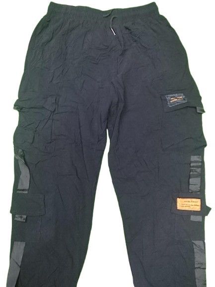 Japanese Brand DOUBLE EIGHT MULTIPOCKET PUNK STYLE BONDAGE JOGGER Size US 32 / EU 48 - 2 Thumbnail